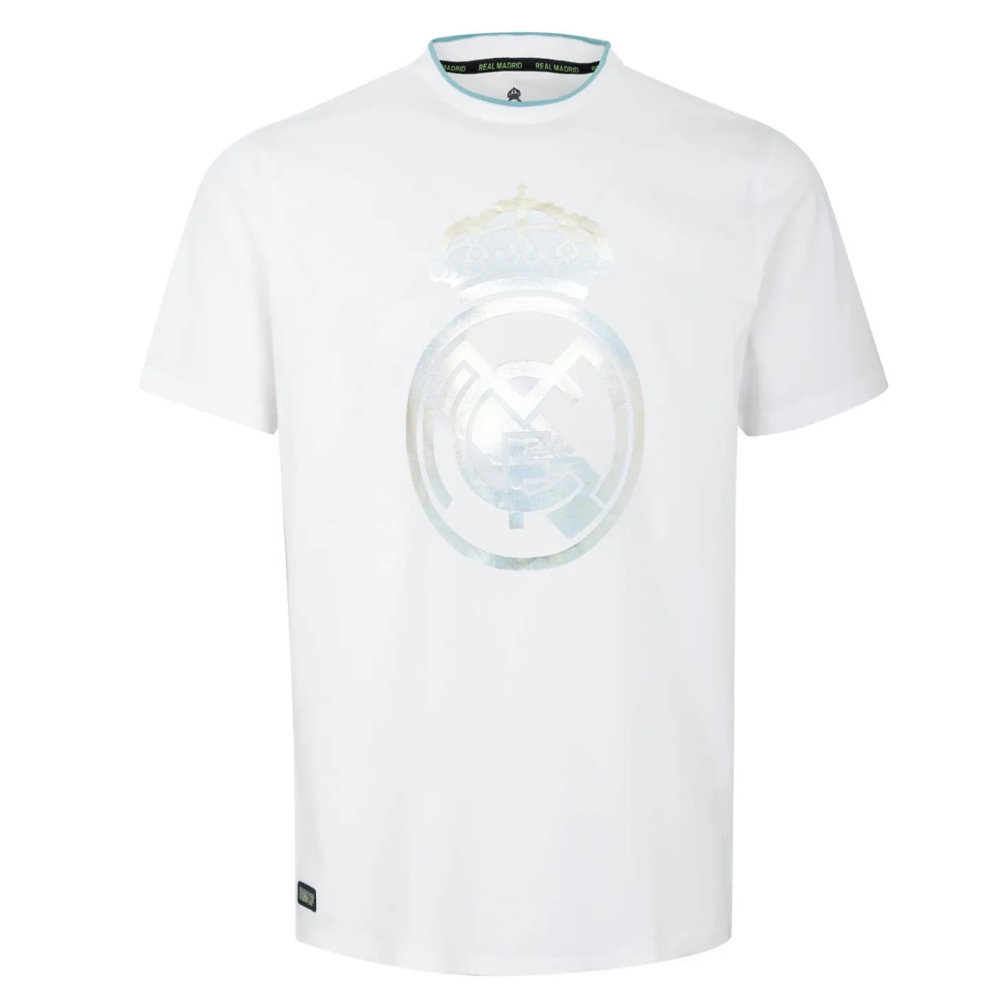 Bernabeu Neon Lights Herren T-Shirt mit reflektierendem Aufdruck Weiß | Foundry Cheap