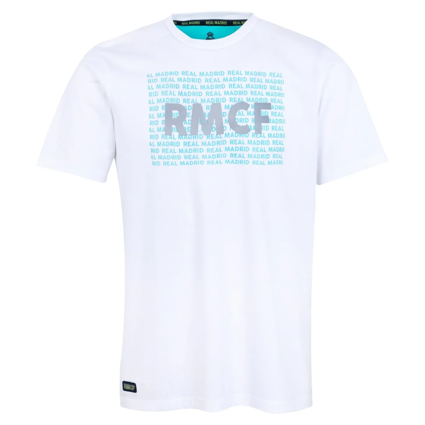 Bernabeu Neon Lights Herren T-Shirt RMCF Weißer Druck | Foundry Fashion