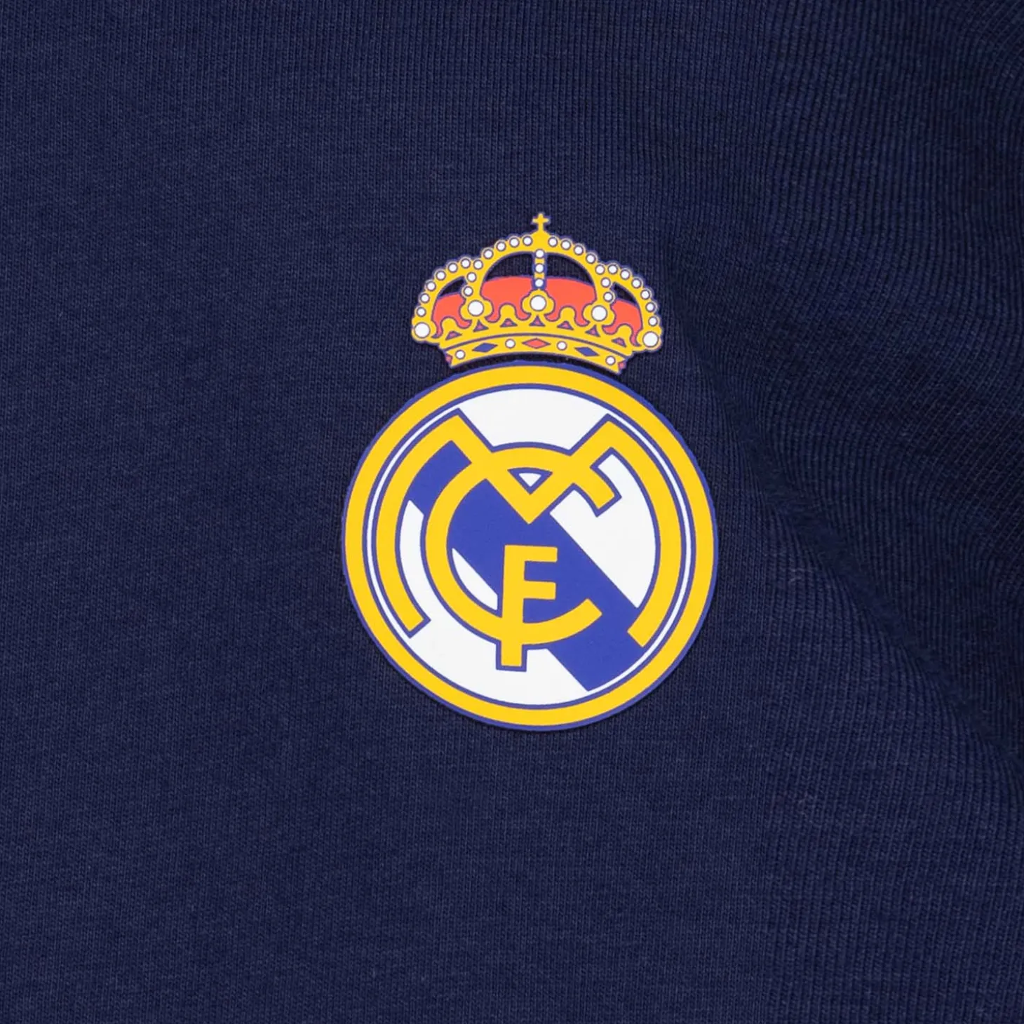 Blaues Herren-T-Shirt ECO Essentials Real Madrid Schild Farbe | OSDM Store