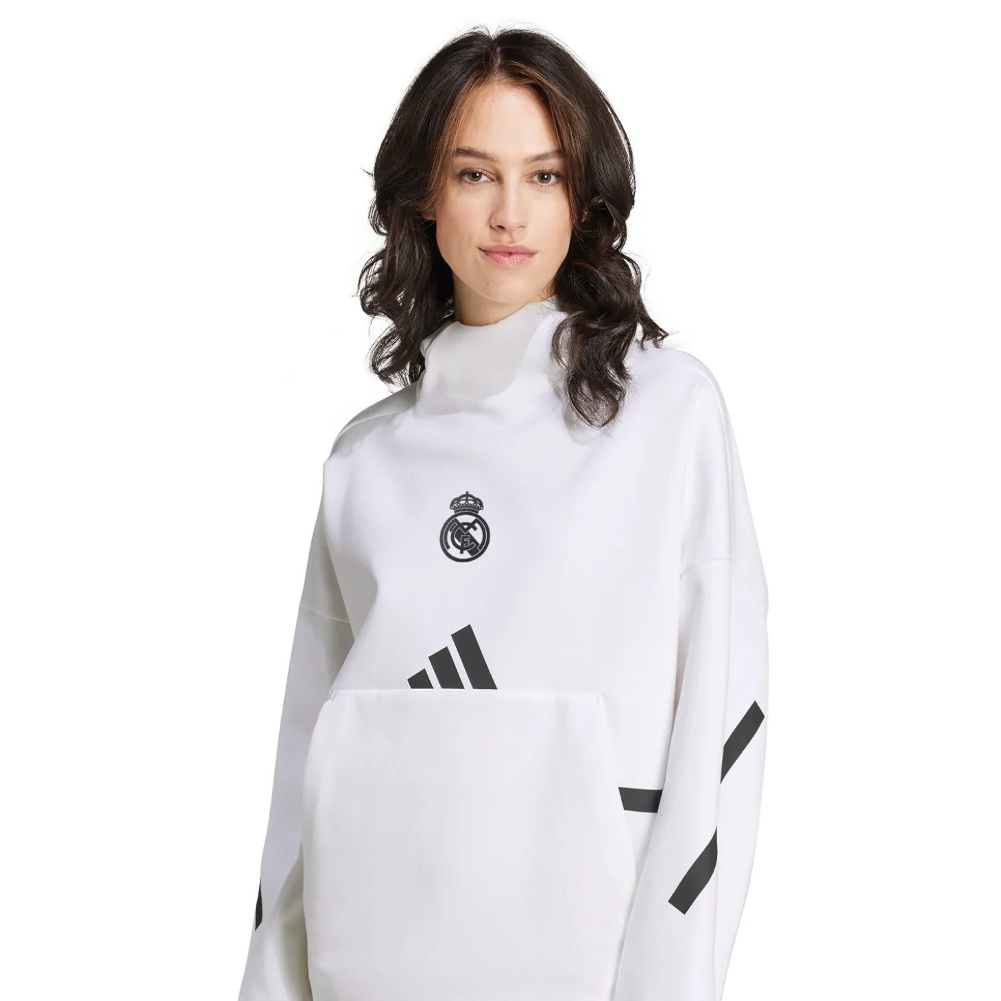 Damen adidas Badge Up Hoodie Weiß | Adidas España, S.A.U Fashion