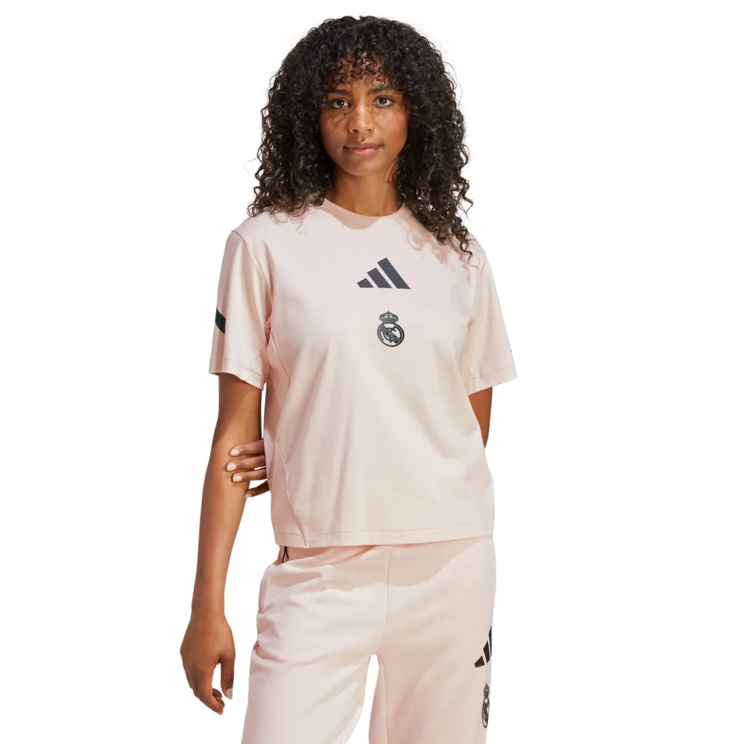 Damen adidas Badge Up T-Shirt Hellrosa | Adidas España, S.A.U Fashion