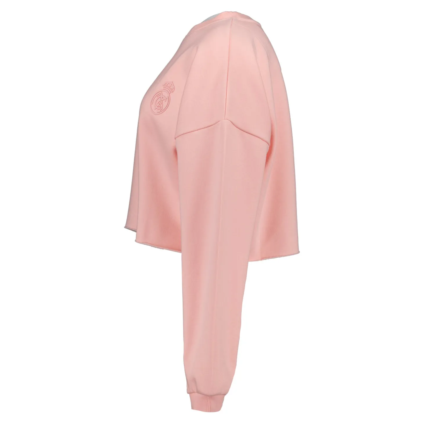 Damen Real Madrid Ladies Vintag Cropped Sweatshirt Pink | Foundry Store