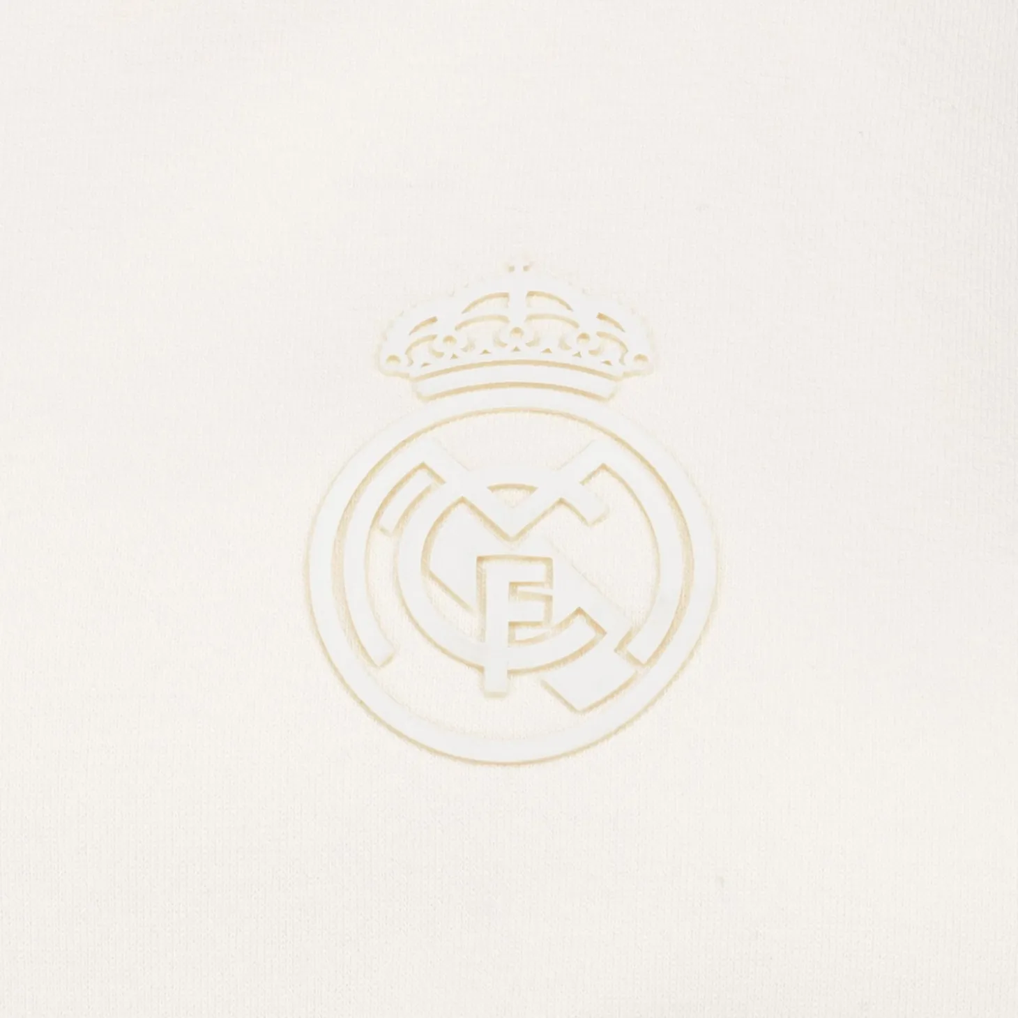 Damen Real Madrid Ladies Vintage Hoodie Cremeweiß | Foundry Cheap