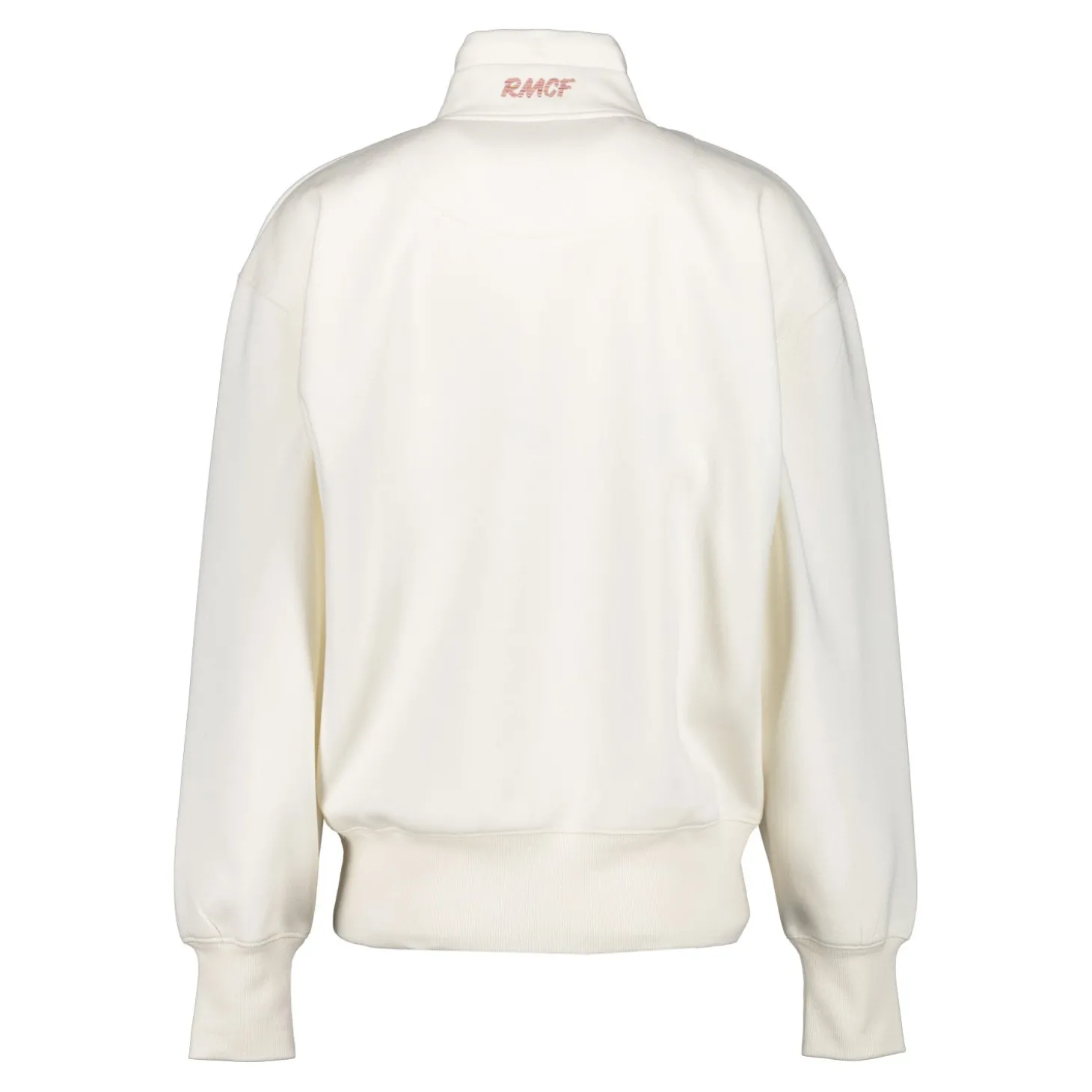 Damen Real Madrid Ladies Vintage 1/4-Reißverschluss Sweatshirt Cremeweiß | Foundry Online