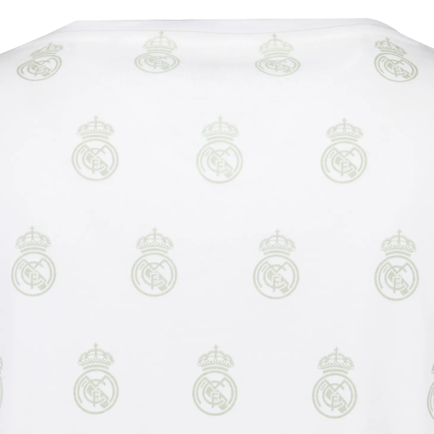 Damen Real Madrid Weiße Träume Pyjama Set T-Shirt & Shorts Grün mit gedrucktem Wappen | OSDM Discount