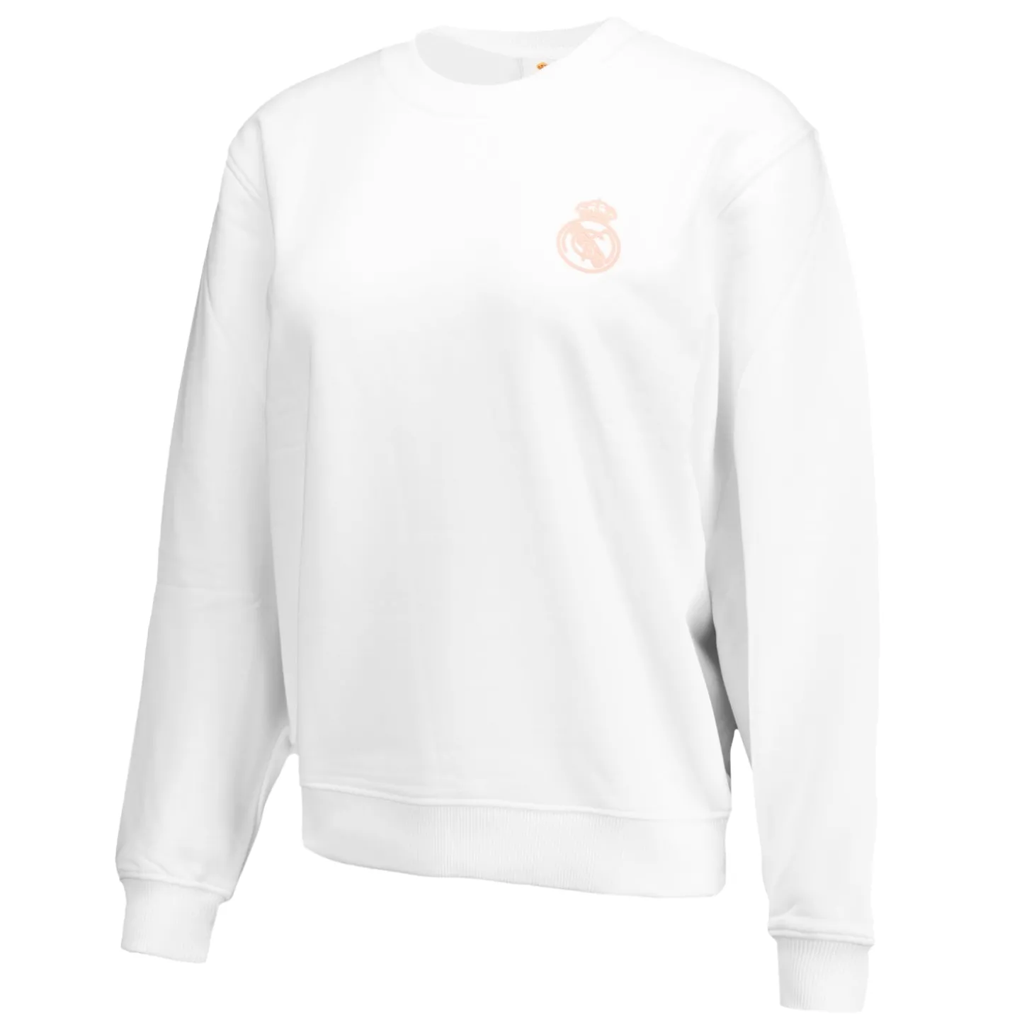 Damen Sweatshirt ECO Essentials Real Madrid Schild Weiß | OSDM Sale