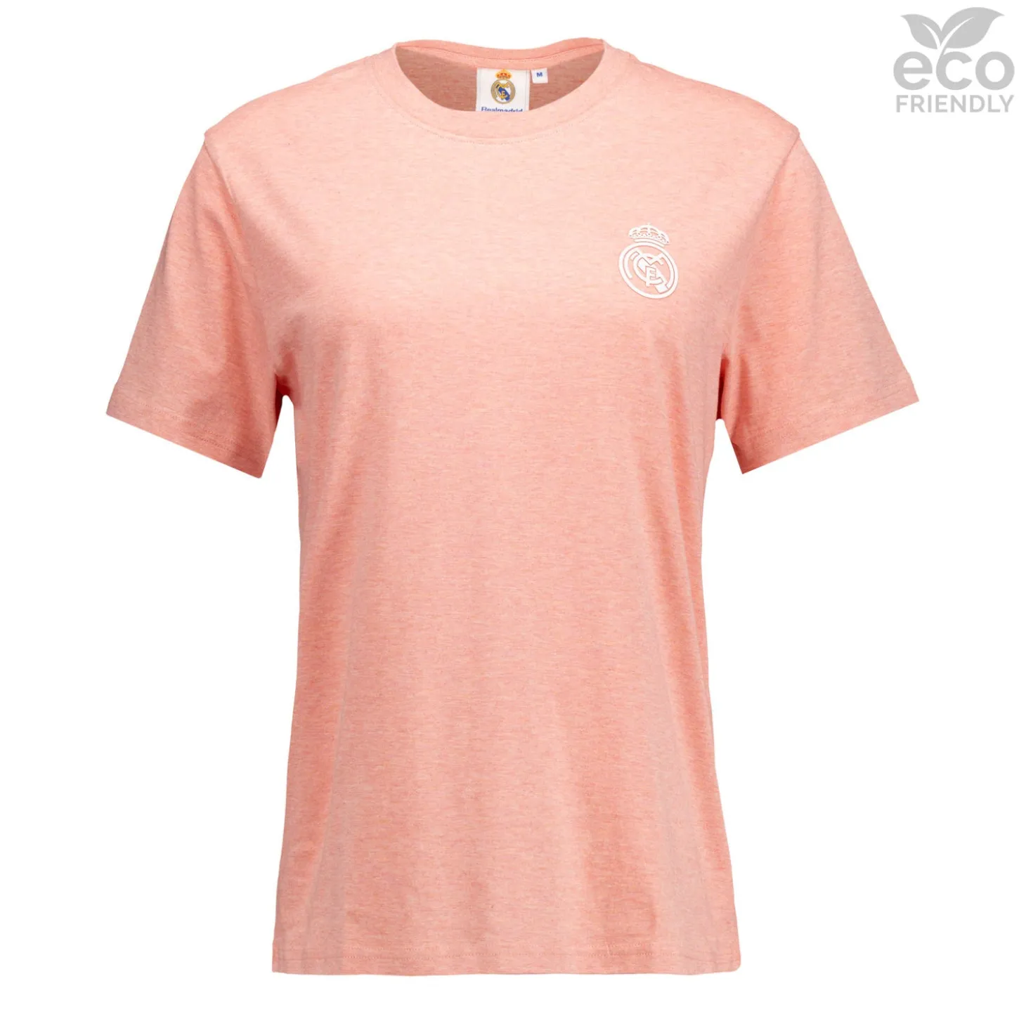 Damen-T-Shirt ECO Essentials Real Madrid Monocolour Shield Pink | OSDM Discount