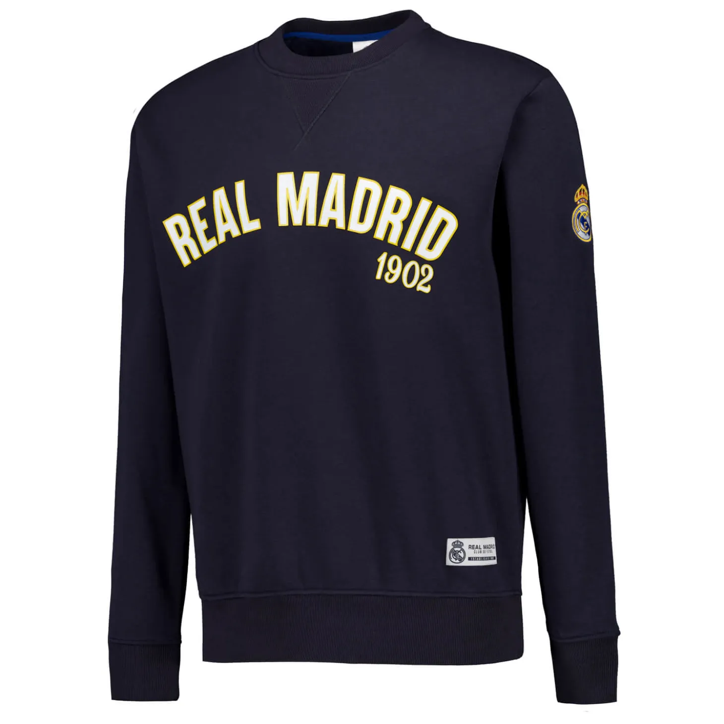 Herren Baseball Crewneck Sweatshirt Marineblau Real Madrid | MBA Solutions Cheap