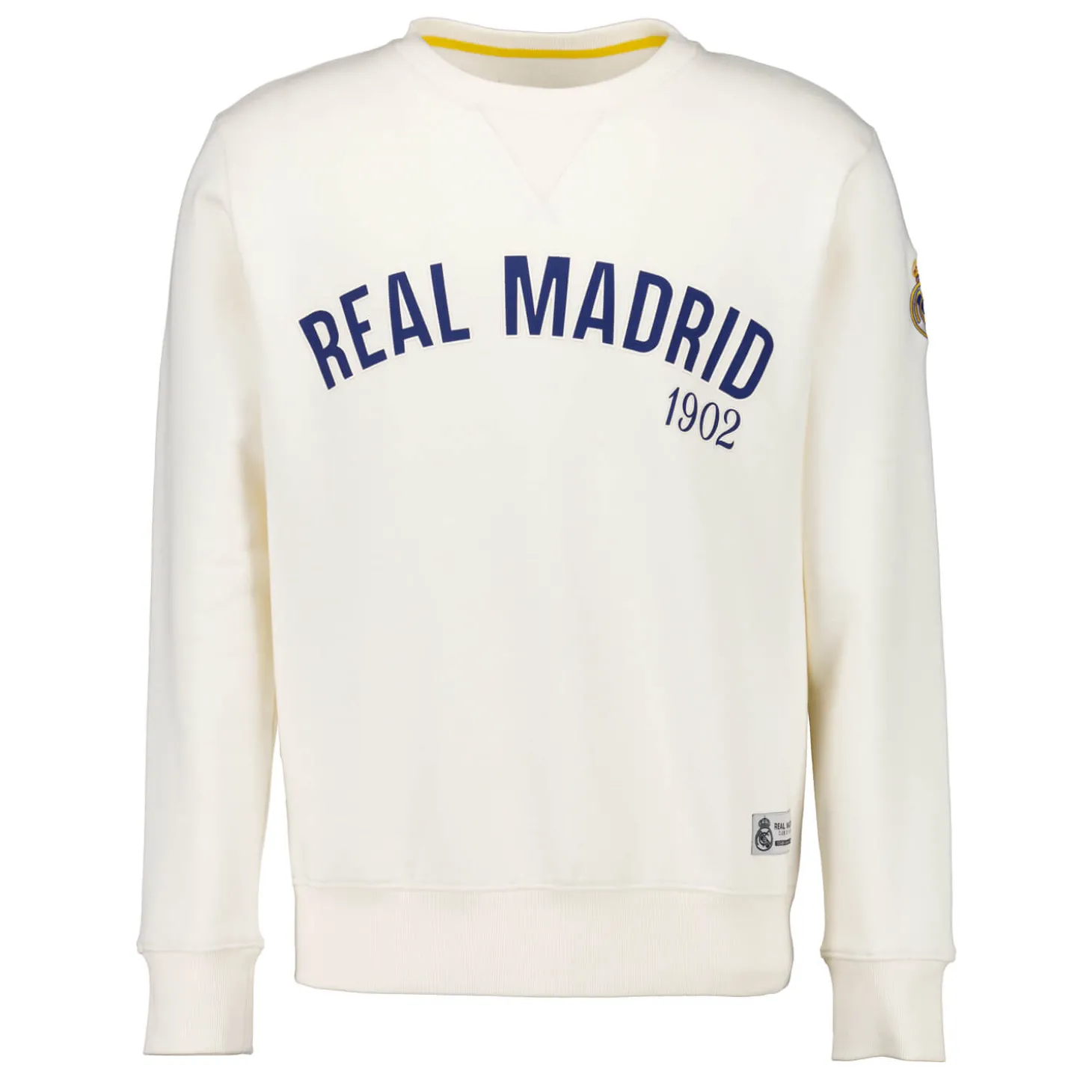 Herren Baseball Crewneck Sweatshirt Off White Real Madrid | MBA Solutions Sale