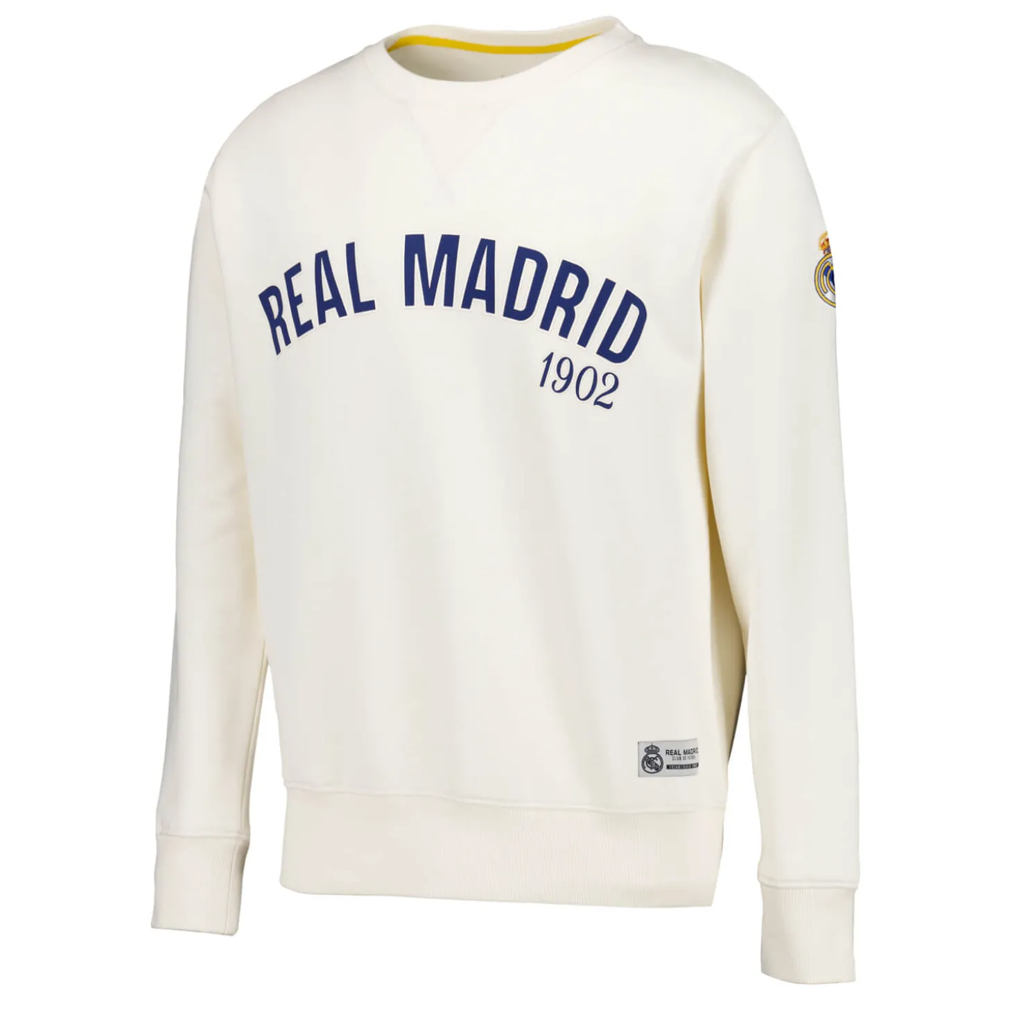 Herren Baseball Crewneck Sweatshirt Off White Real Madrid | MBA Solutions Sale