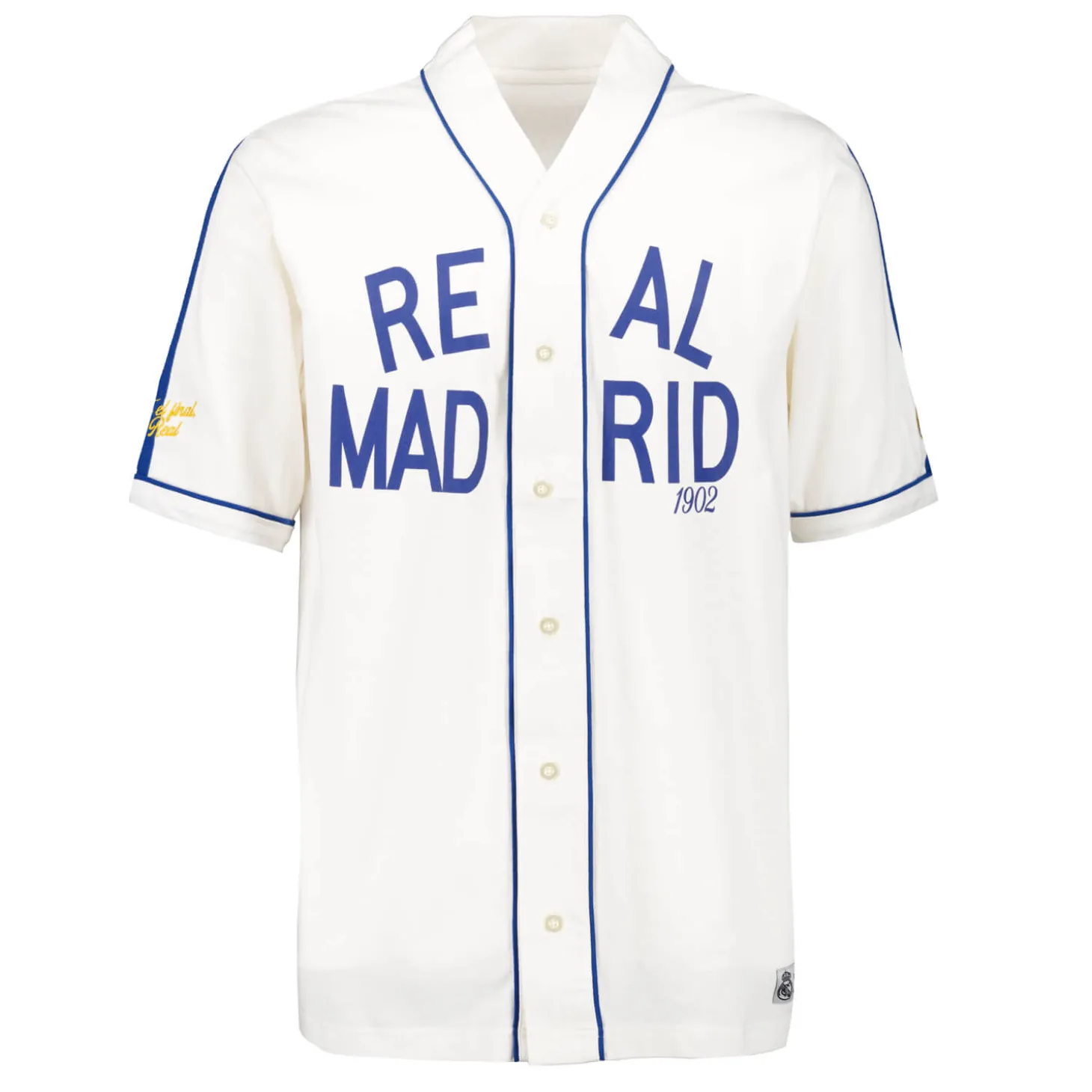 Herren Baseball Shirt Off White Real Madrid | MBA Solutions Best Sale