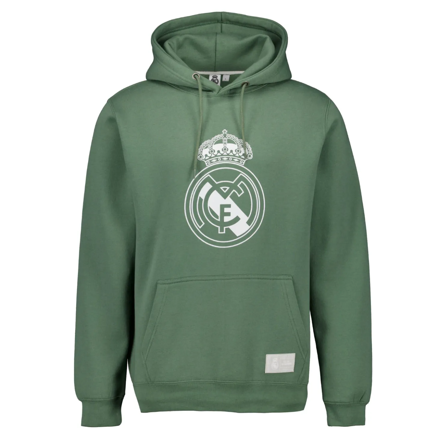 Herren Hoodie Color Crest Dunkelgrün Real Madrid | Sport Design Sweden AB Best