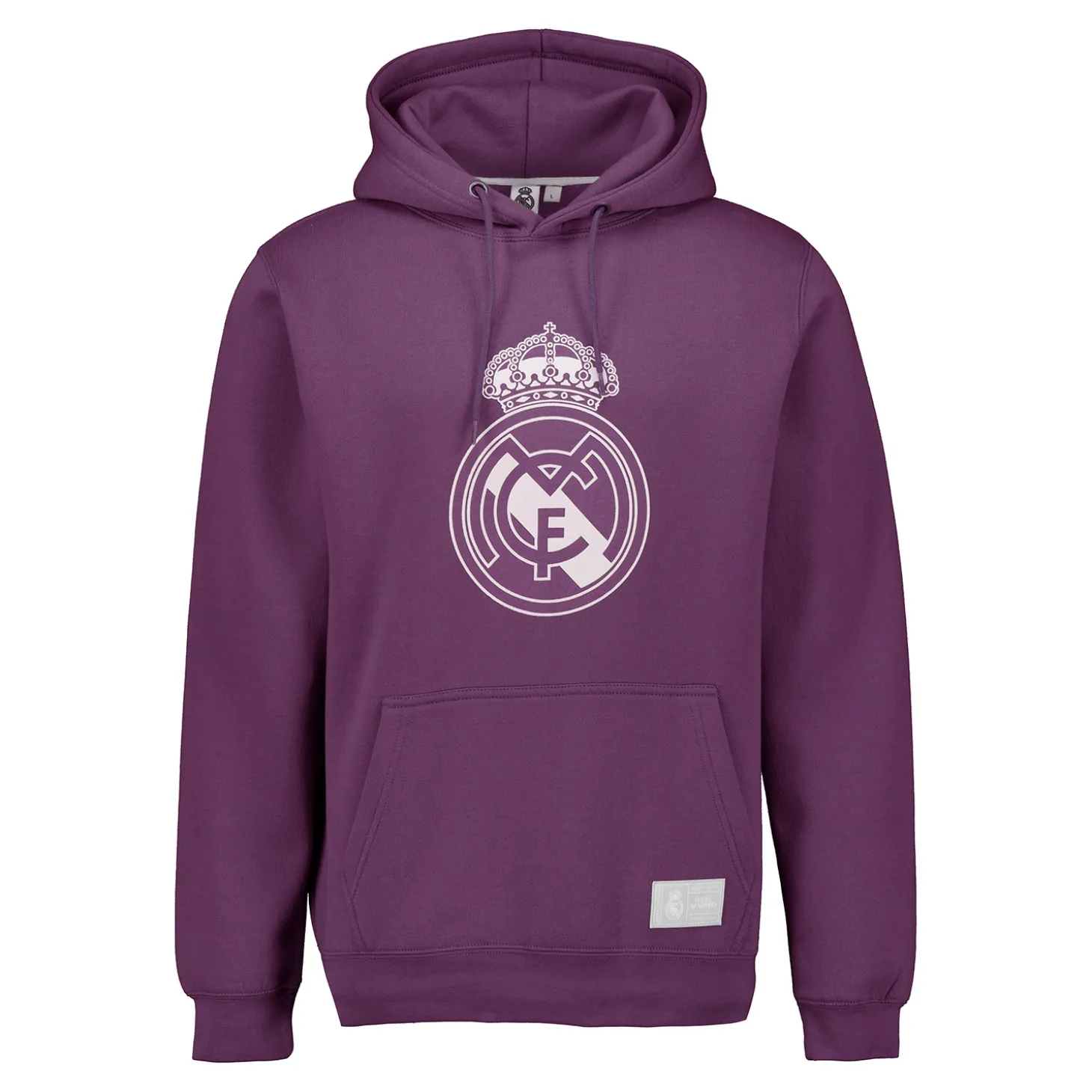 Herren Hoodie Color Crest Lila Real Madrid | Sport Design Sweden AB Shop