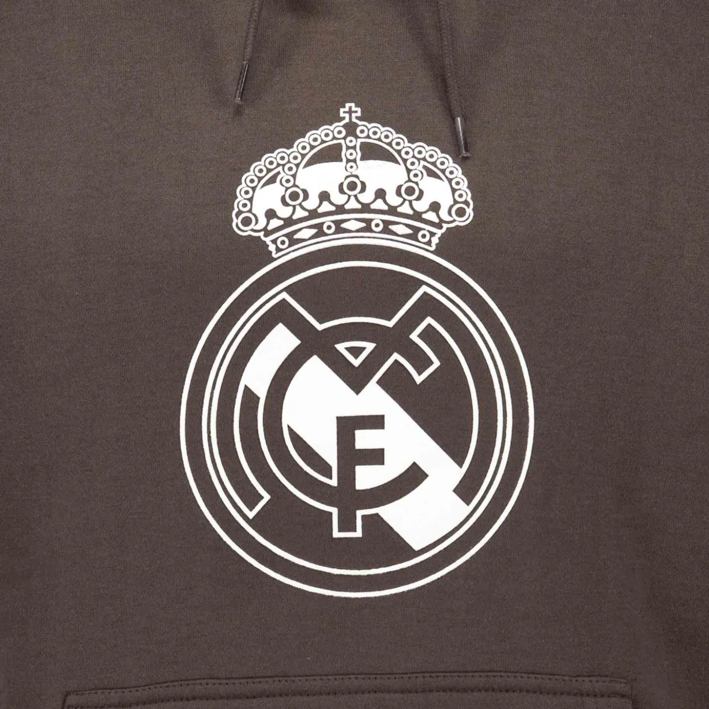 Herren Hoodie Color Crest Schwarz Real Madrid | Sport Design Sweden AB Outlet
