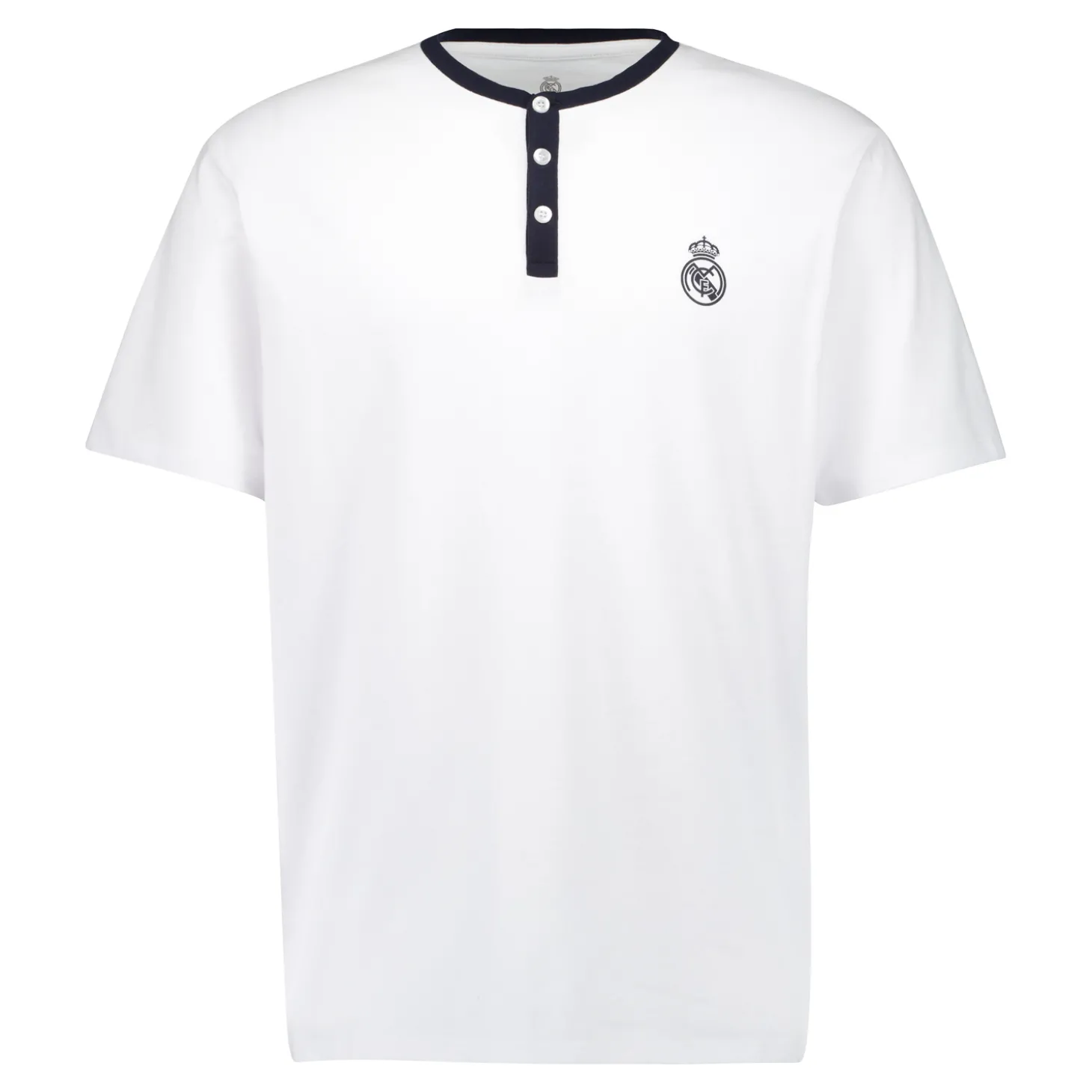 Herren Real Madrid Weiße Träume Pyjama-Set T-Shirt & Fleece-Hose Navy | OSDM Best