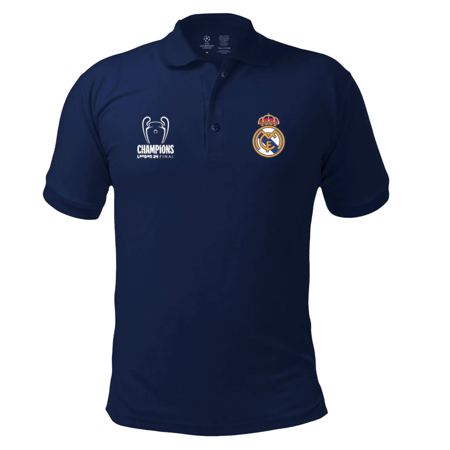 Herren UCL Champions 15 Poloshirt Marineblau | The Great Branding Company Shop