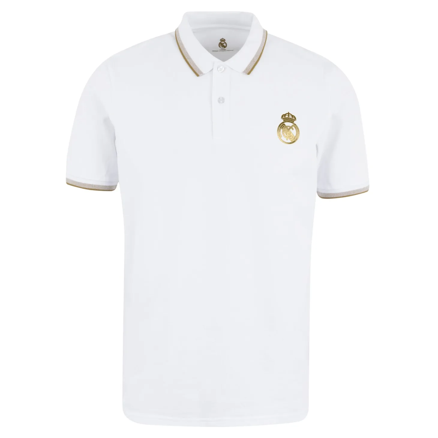 Herren Weiß & Gold Poloshirt | OSDM Store