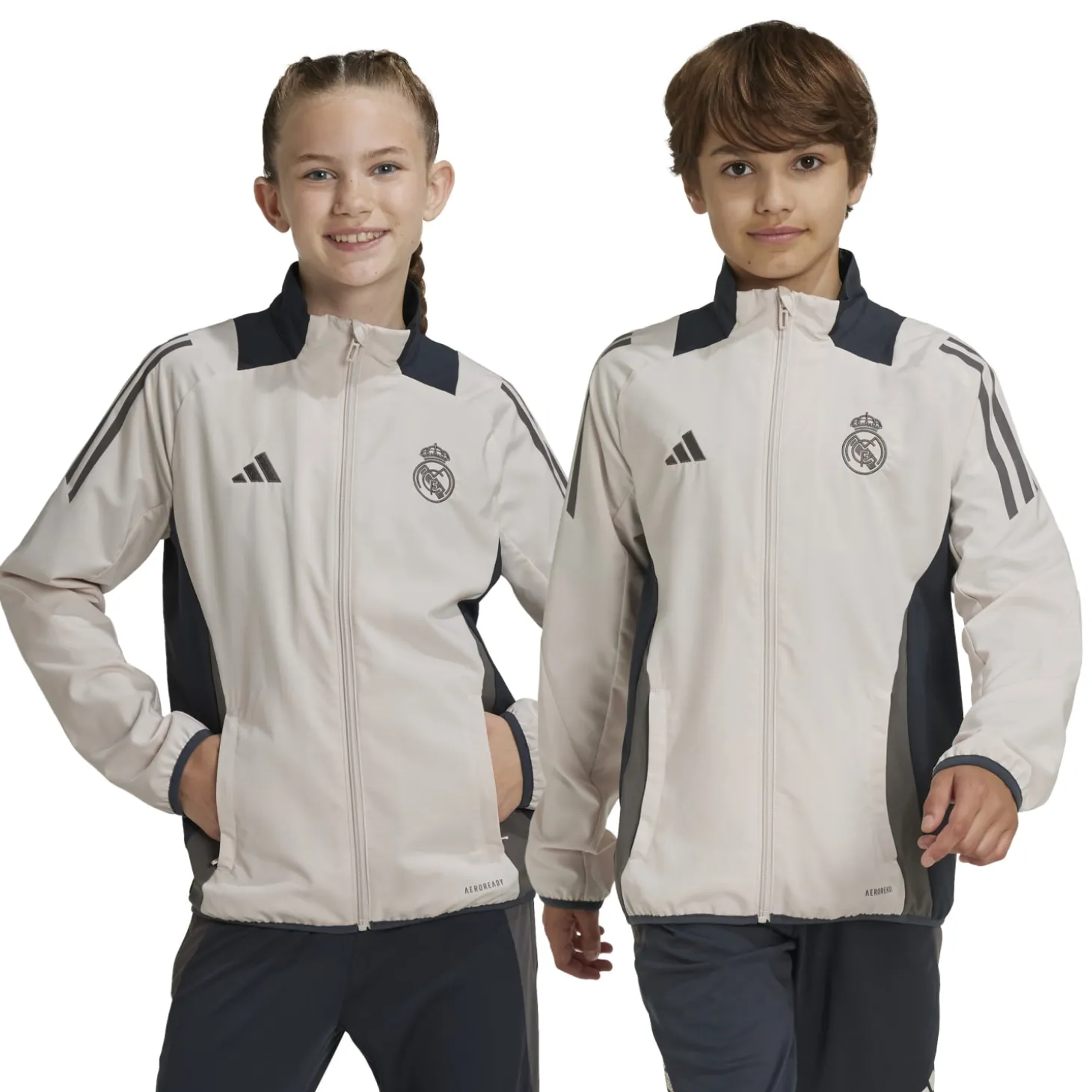 Kinder CL Trainingsjacke 24/25 Beige | Adidas España, S.A.U Hot