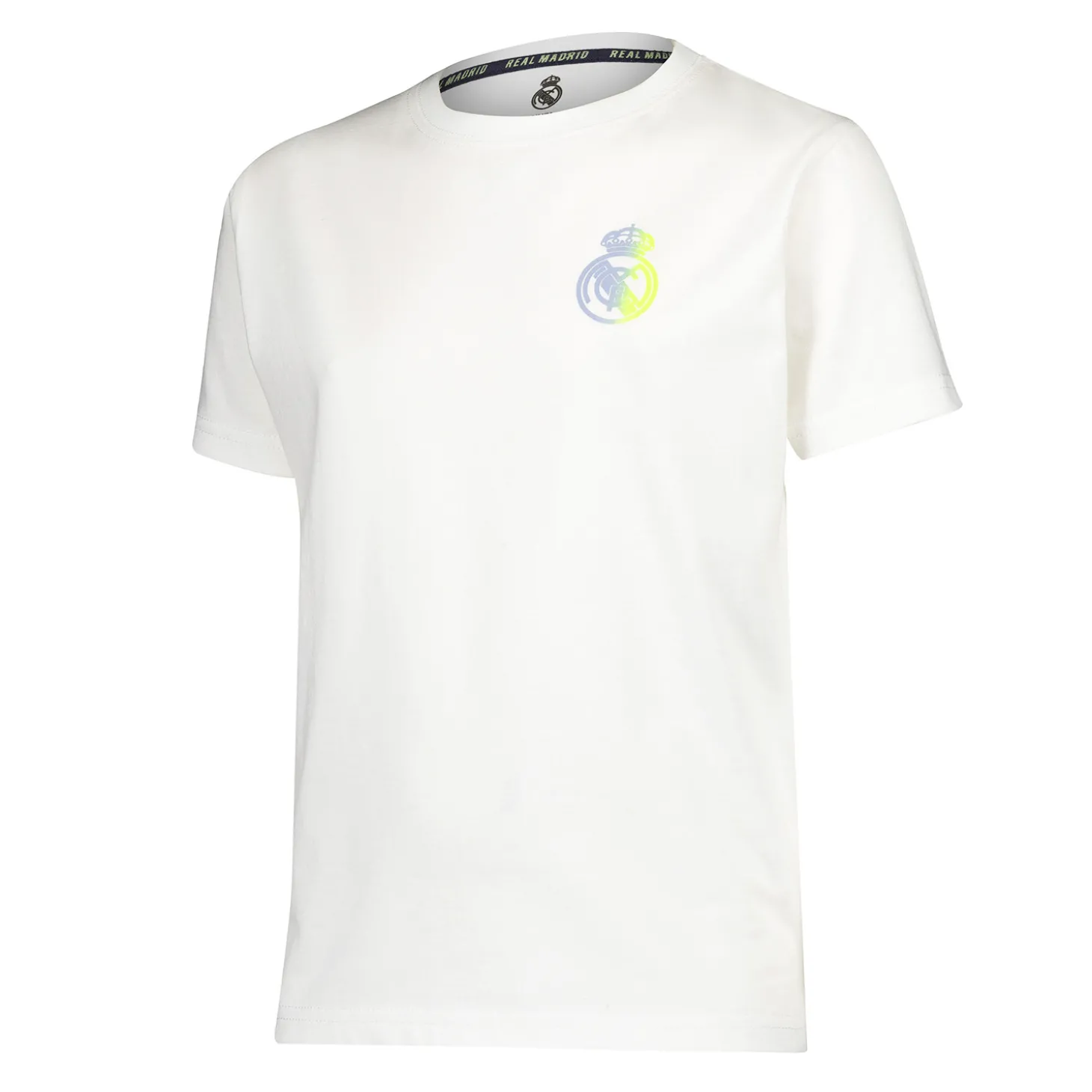 Kinder Fan Kids Bedrucktes Weißes T-Shirt Real Madrid | ITEX Store