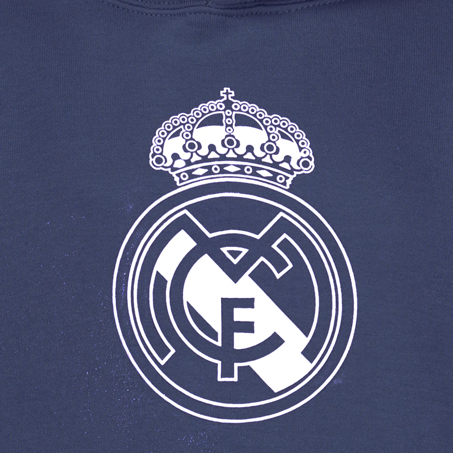 Kinder Hoodie Color Crest Marineblau Real Madrid | Sport Design Sweden AB Sale