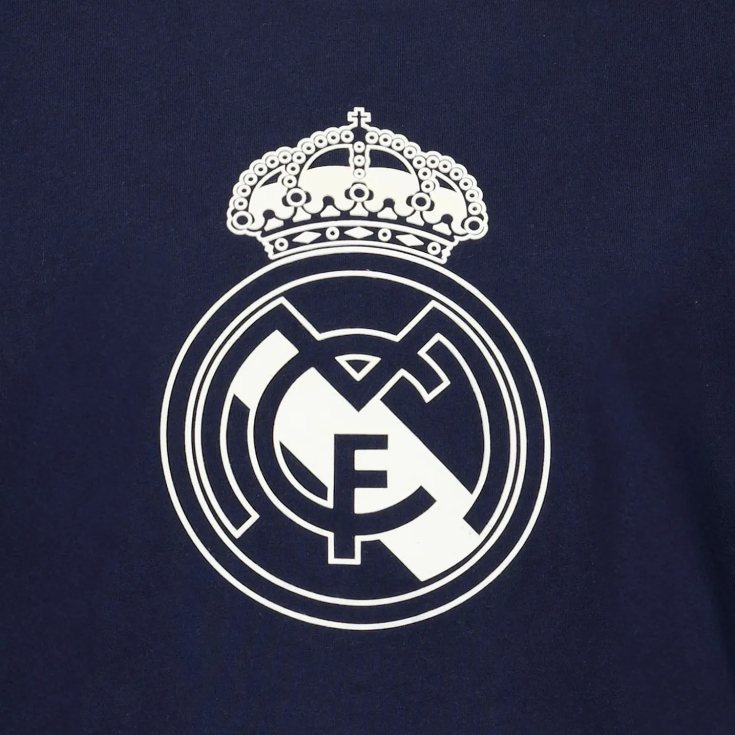 Kinder T-Shirt Color Crest Marineblau Real Madrid | Sport Design Sweden AB Store