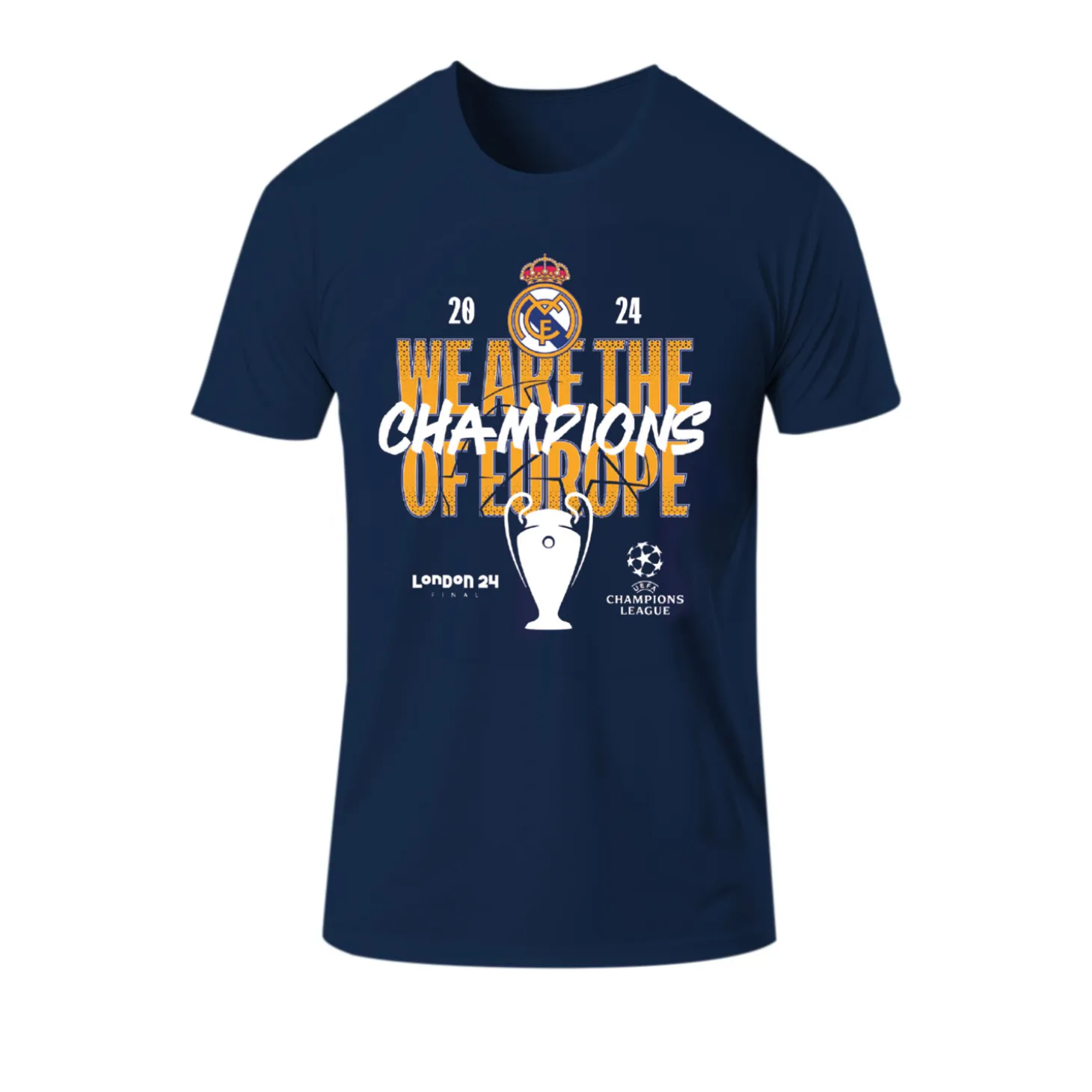 Kinder UCL Champions 15 T-Shirt Marineblau | The Great Branding Company New