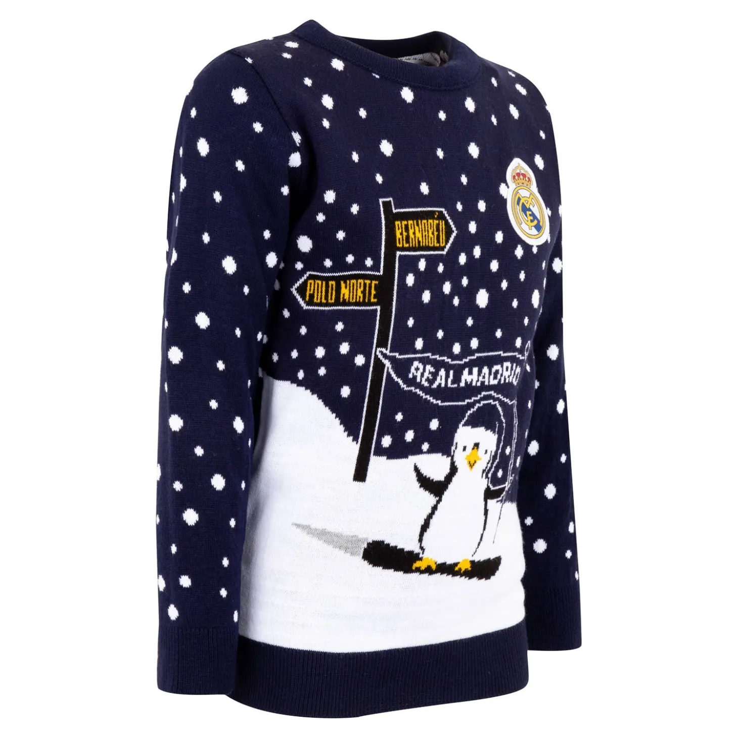 Kinder Weihnachtspullover Ski-Pinguin | Foundry Sale