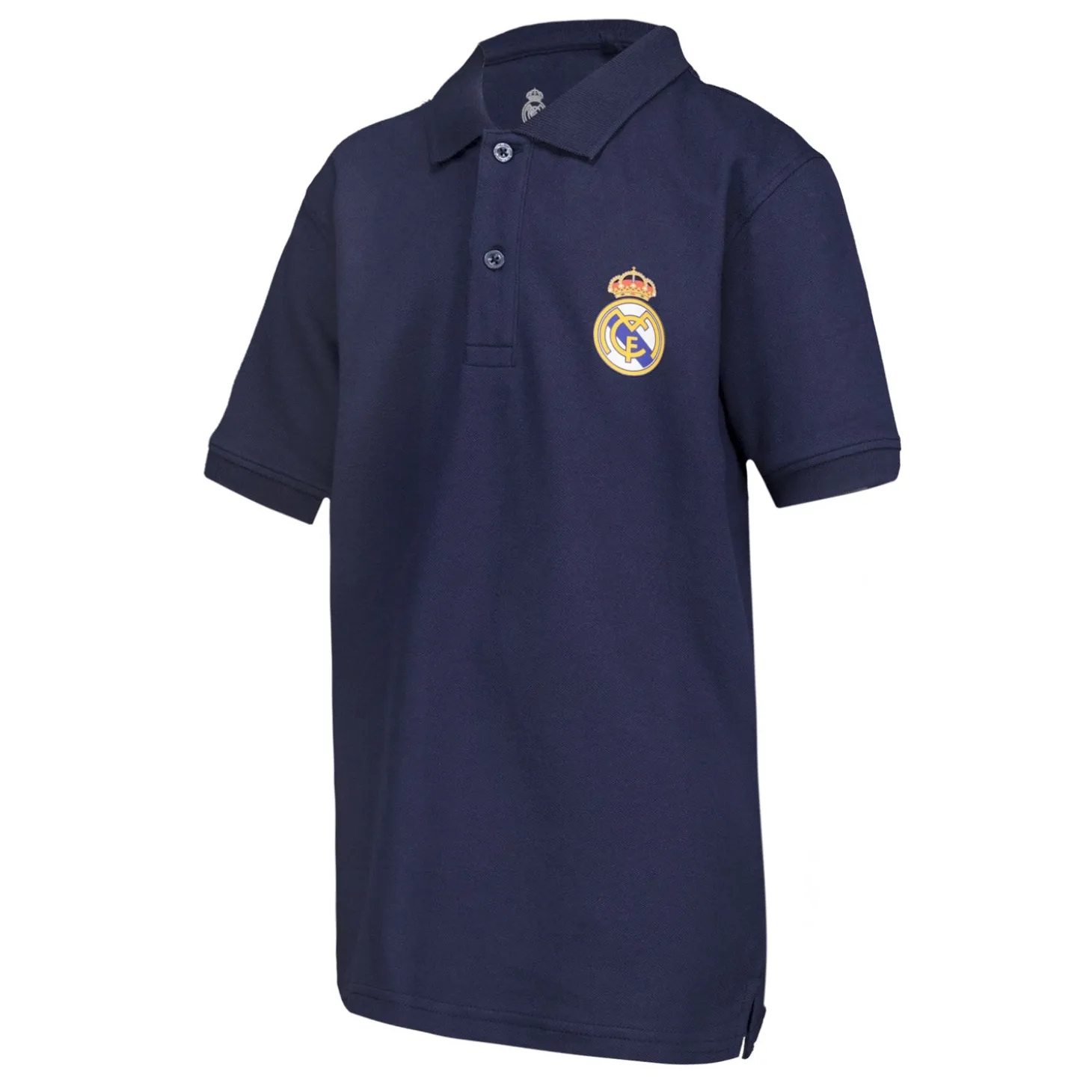 Kinder-Poloshirt ECO Essentials Real Madrid Schild Farbe Blau | OSDM Outlet