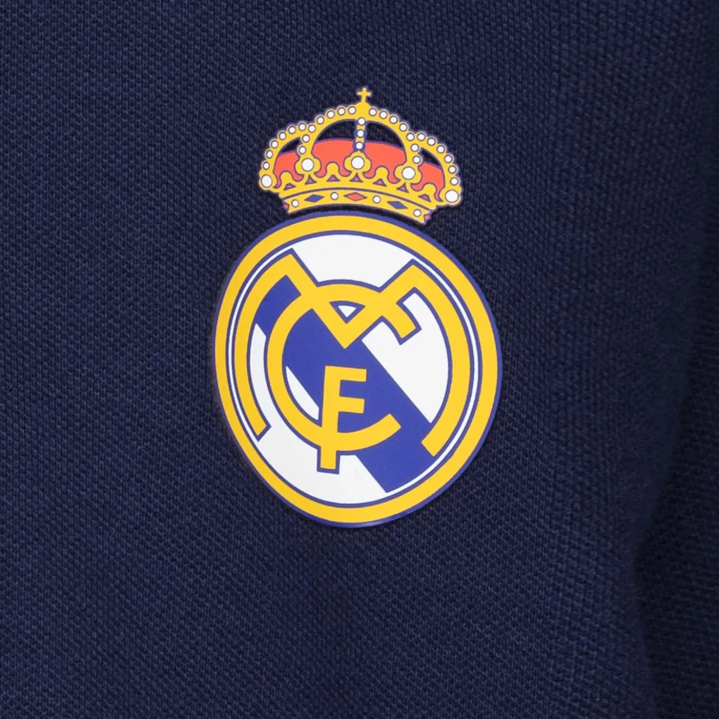 Kinder-Poloshirt ECO Essentials Real Madrid Schild Farbe Blau | OSDM Outlet