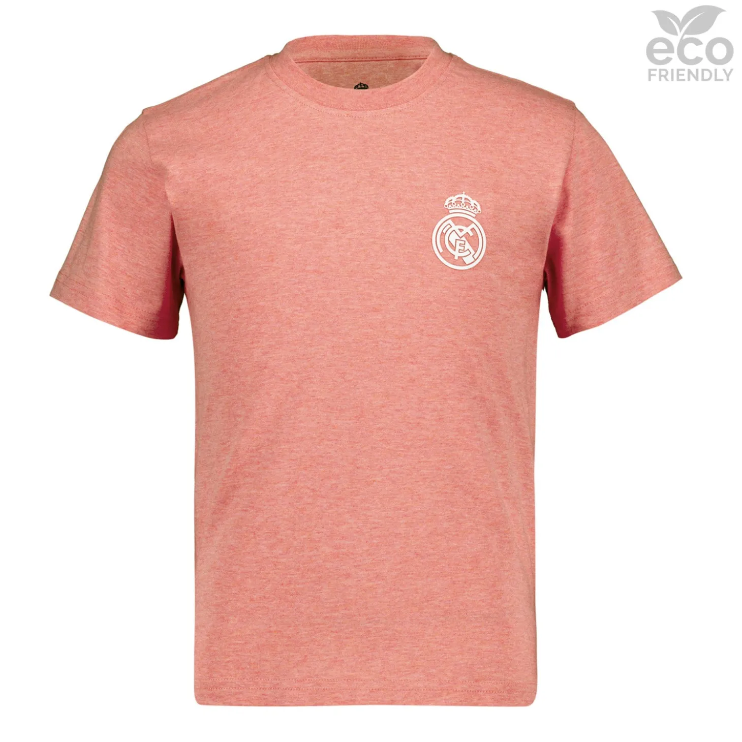 Kinder-T-Shirt ECO Essentials Real Madrid Rosa Wappen | OSDM Clearance