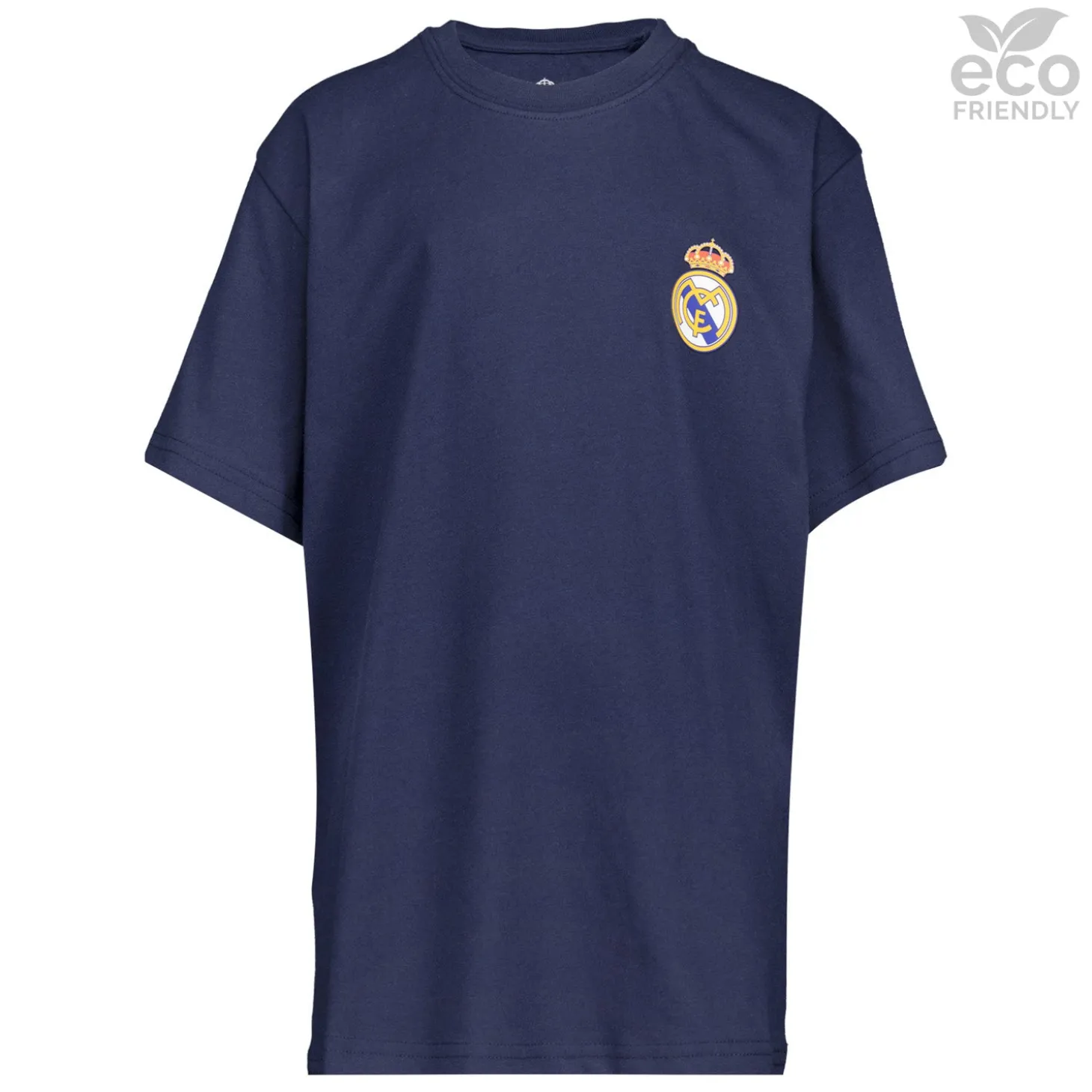 Kinder-T-Shirt ECO Essentials Real Madrid Schild Farbe Blau | OSDM Shop