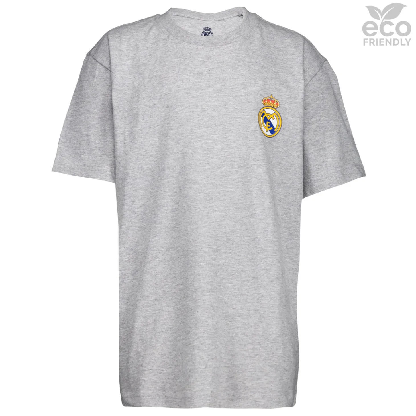 Kinder-T-Shirt ECO Essentials Real Madrid Schild Farbe Grau | OSDM Cheap