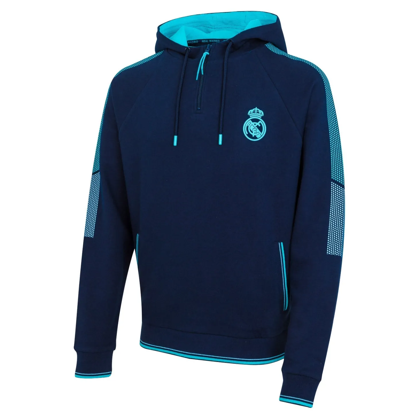 Madrid Sky Herren Sweatshirt Blau Zip | Foundry Best