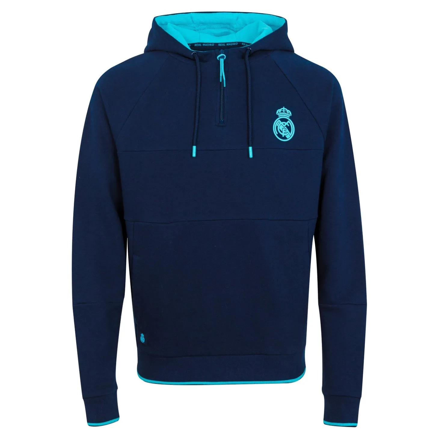 Madrid Sky Herren Sweatshirt mit teilweisem Reißverschluss Blau | Foundry Cheap