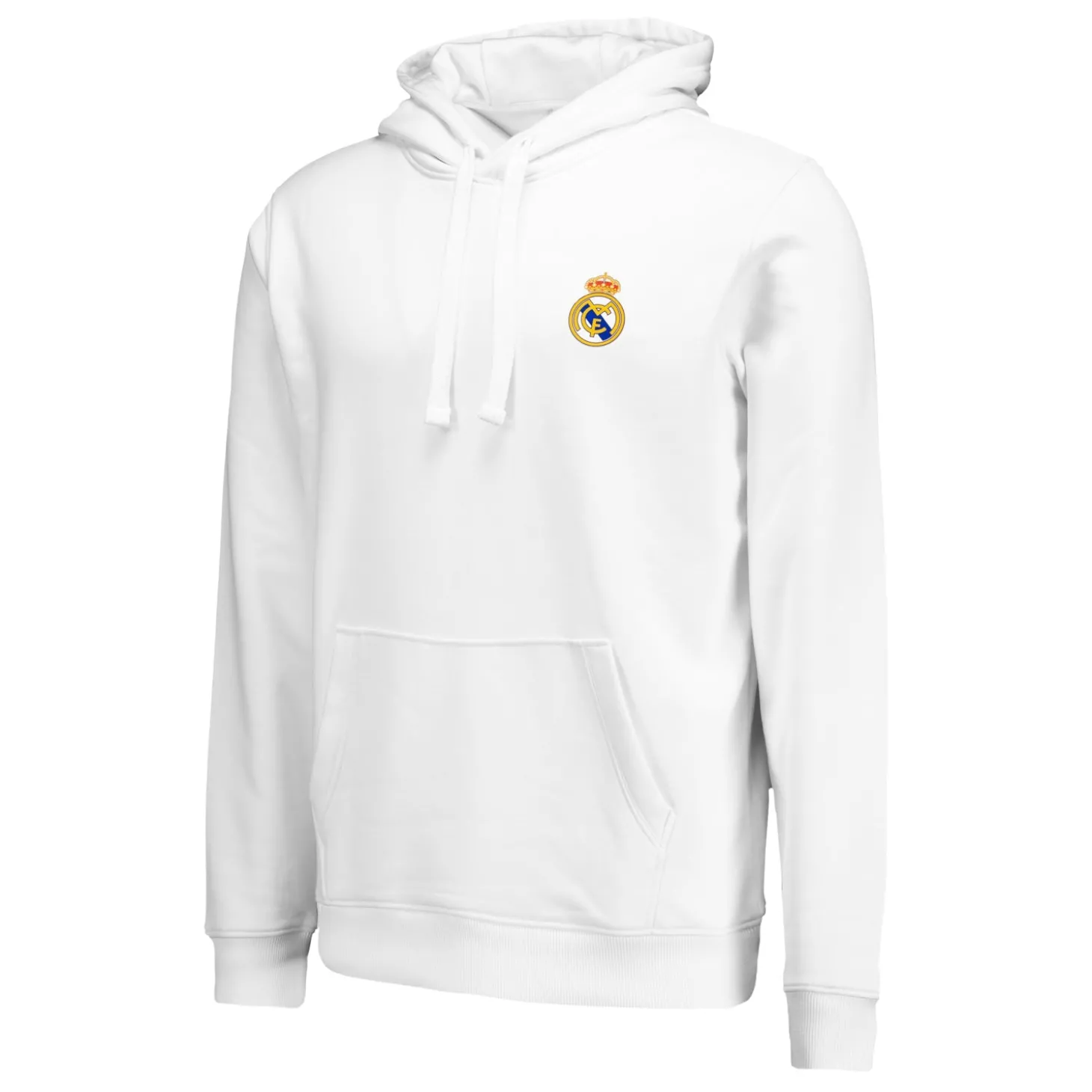 Männer Weißes Sweatshirt mit Kapuze ECO Essentials Real Madrid Mantel Farbe | OSDM Sale
