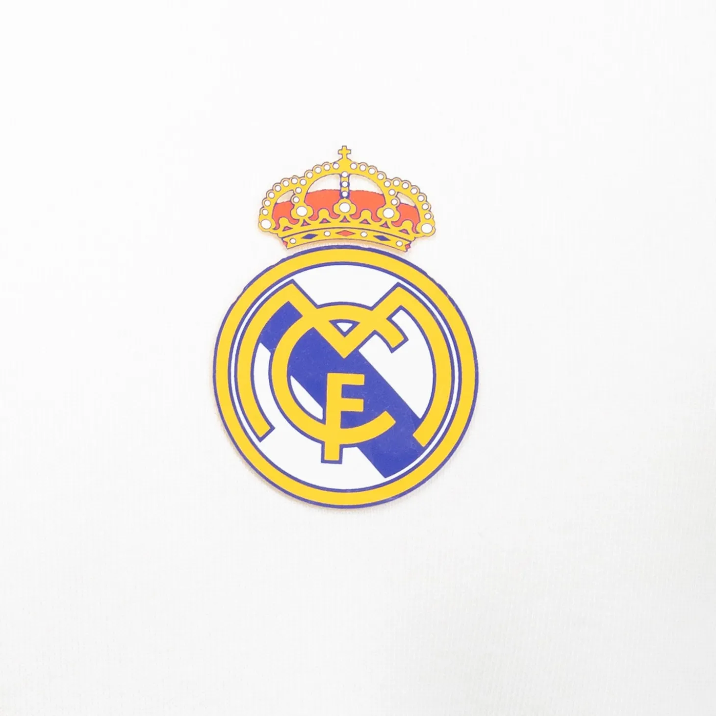 Männer Weißes Sweatshirt mit Kapuze ECO Essentials Real Madrid Mantel Farbe | OSDM Sale