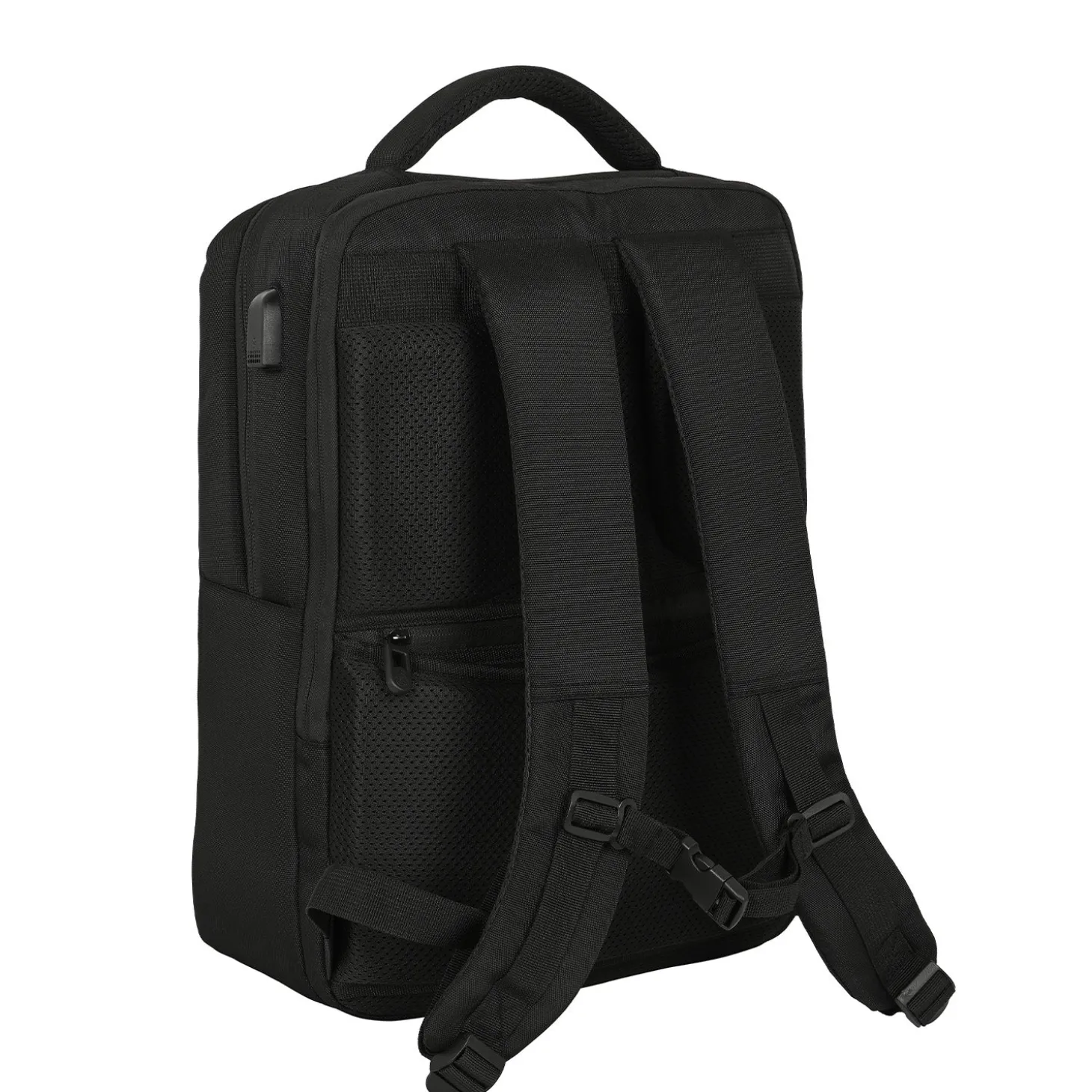 Premium Laptop-Rucksack mit zwei Fächern Schwarz | SAFTA S.A. Best Sale