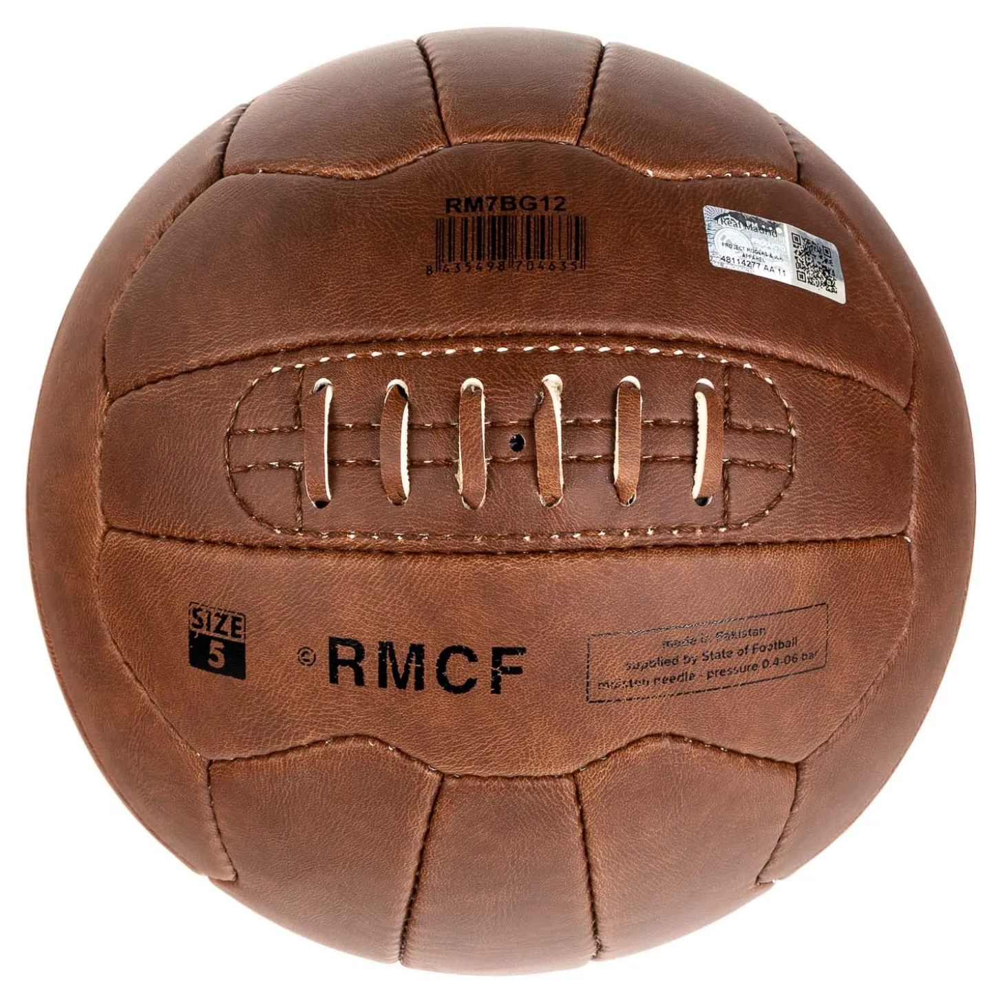 Real Madrid 1902 Historischer Fußball - Braun | Project & Rogers New