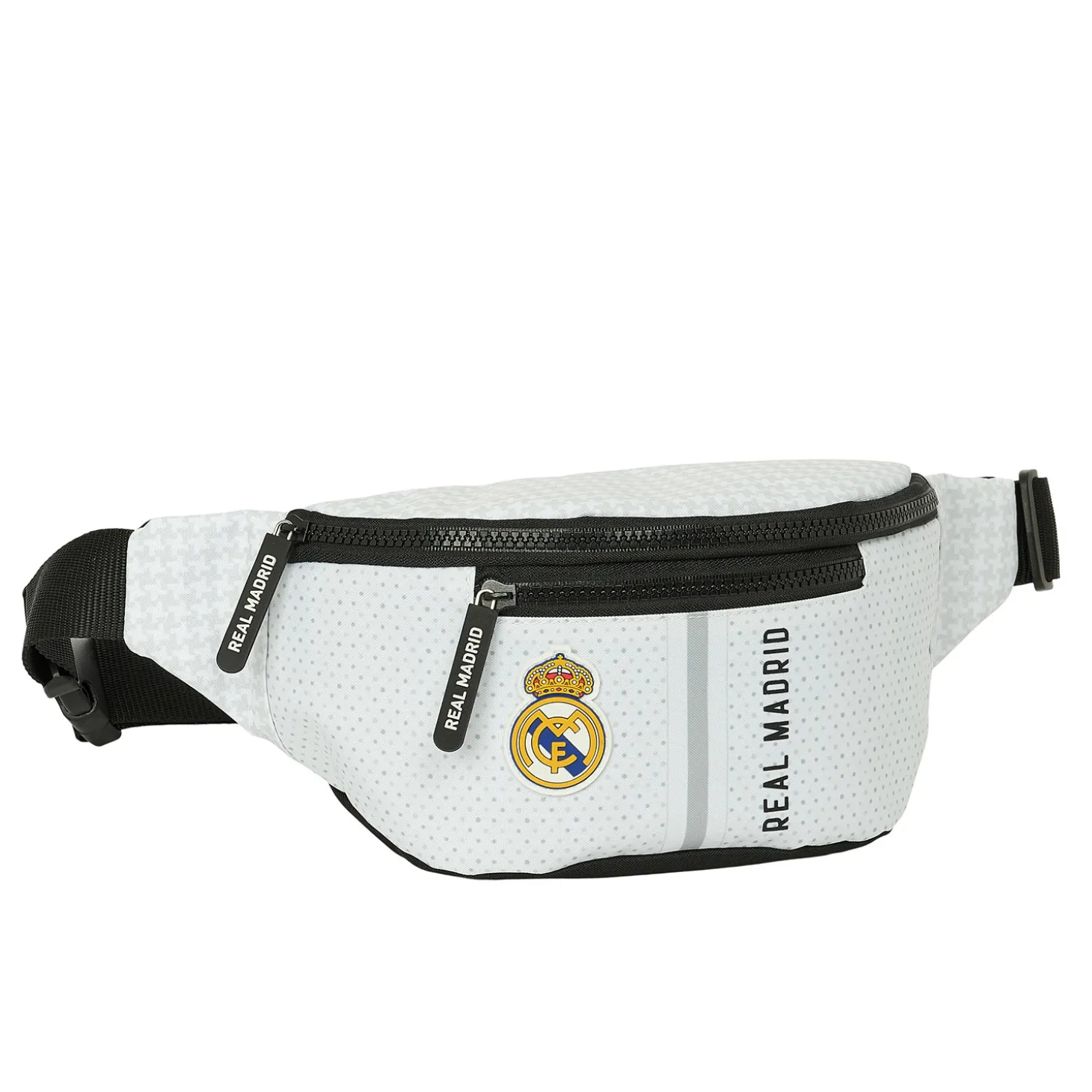 Real Madrid Bauchtasche Weiß/Schwarz | SAFTA S.A. Online