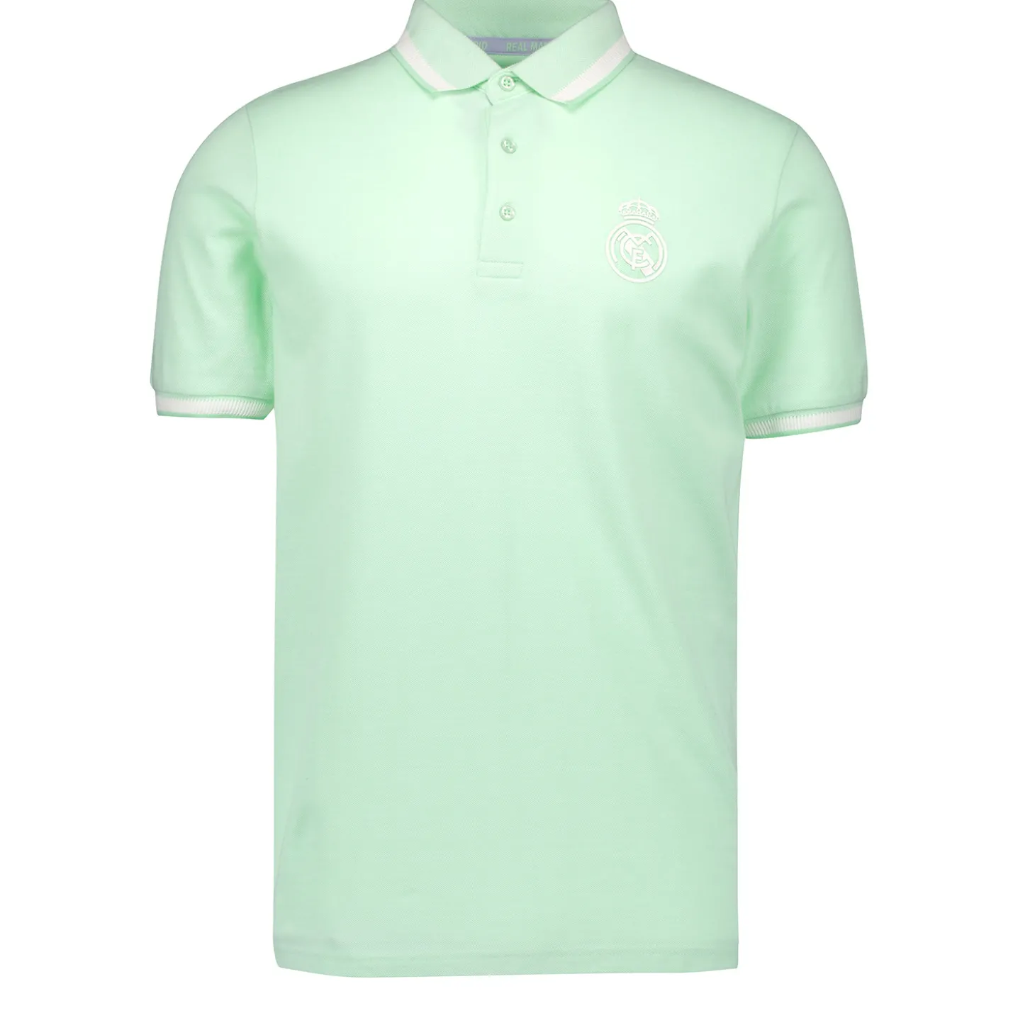 Real Madrid Herren Piqué-Poloshirt in zwei Farbtönen Grün | Foundry New