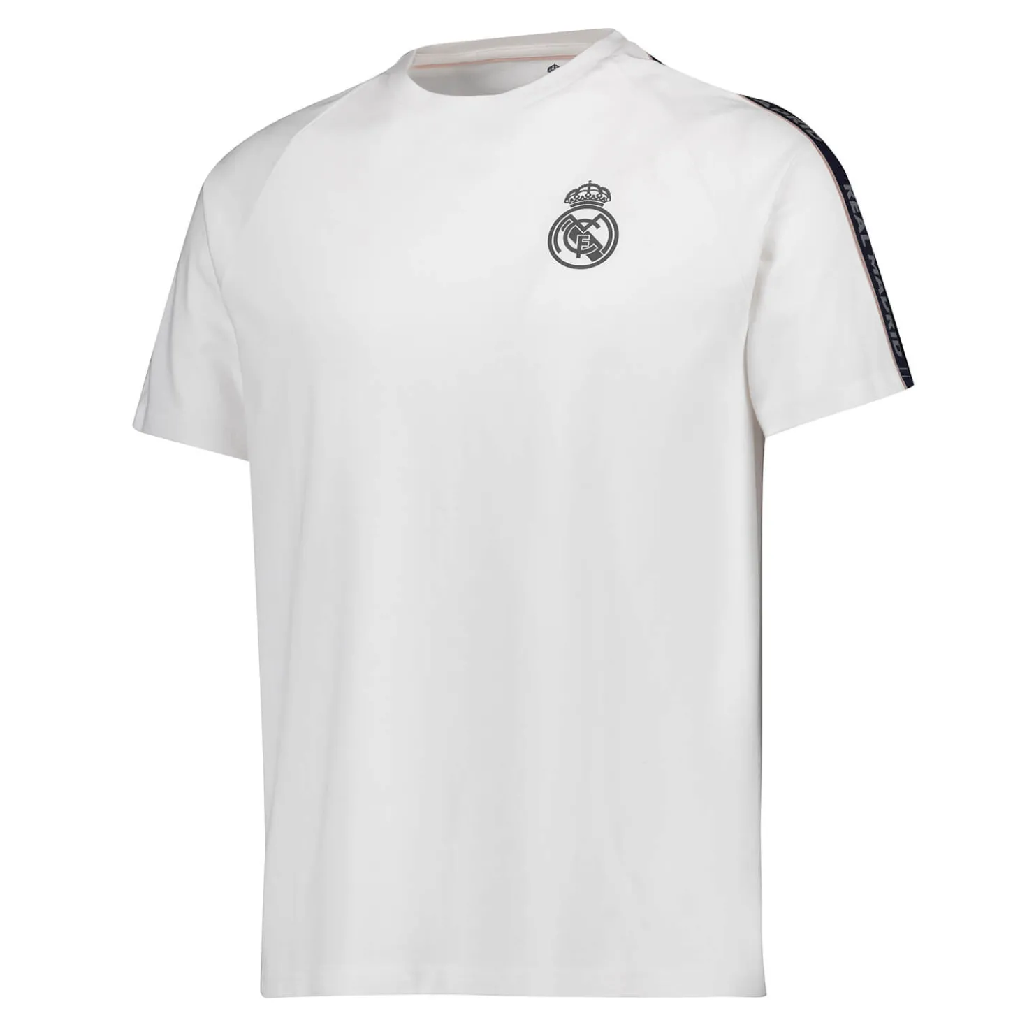 Real Madrid Herren Tape T-Shirt Weiß | Foundry Cheap