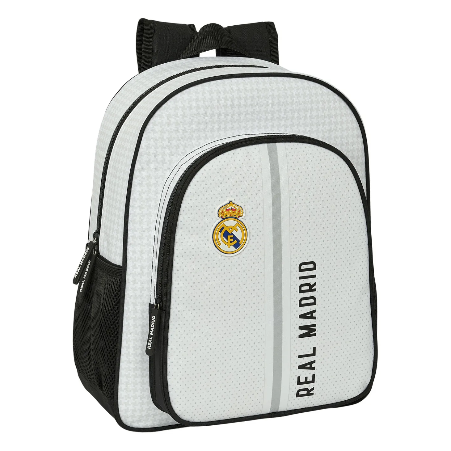 Real Madrid Kinder Rucksack Weiß/Schwarz | SAFTA S.A. Sale