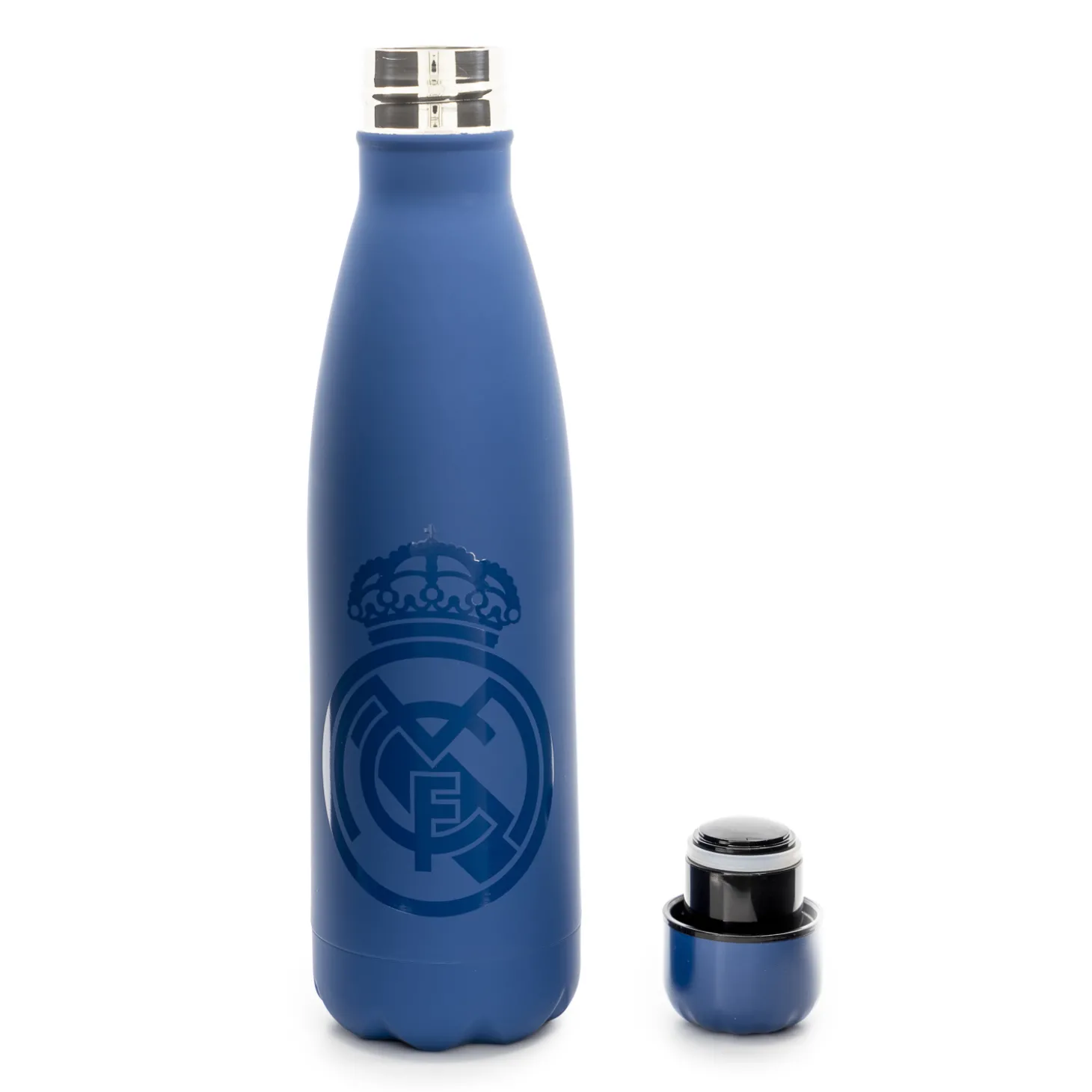 Real Madrid Stahlflasche mit Gummiüberzug 500ml Blau | CyP Brands Evolution S.L. Cheap