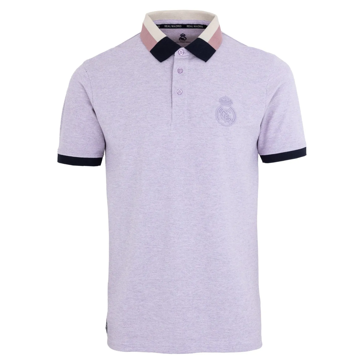 Sakura Herren Poloshirt mit Block-Kragen Lila | Foundry Outlet