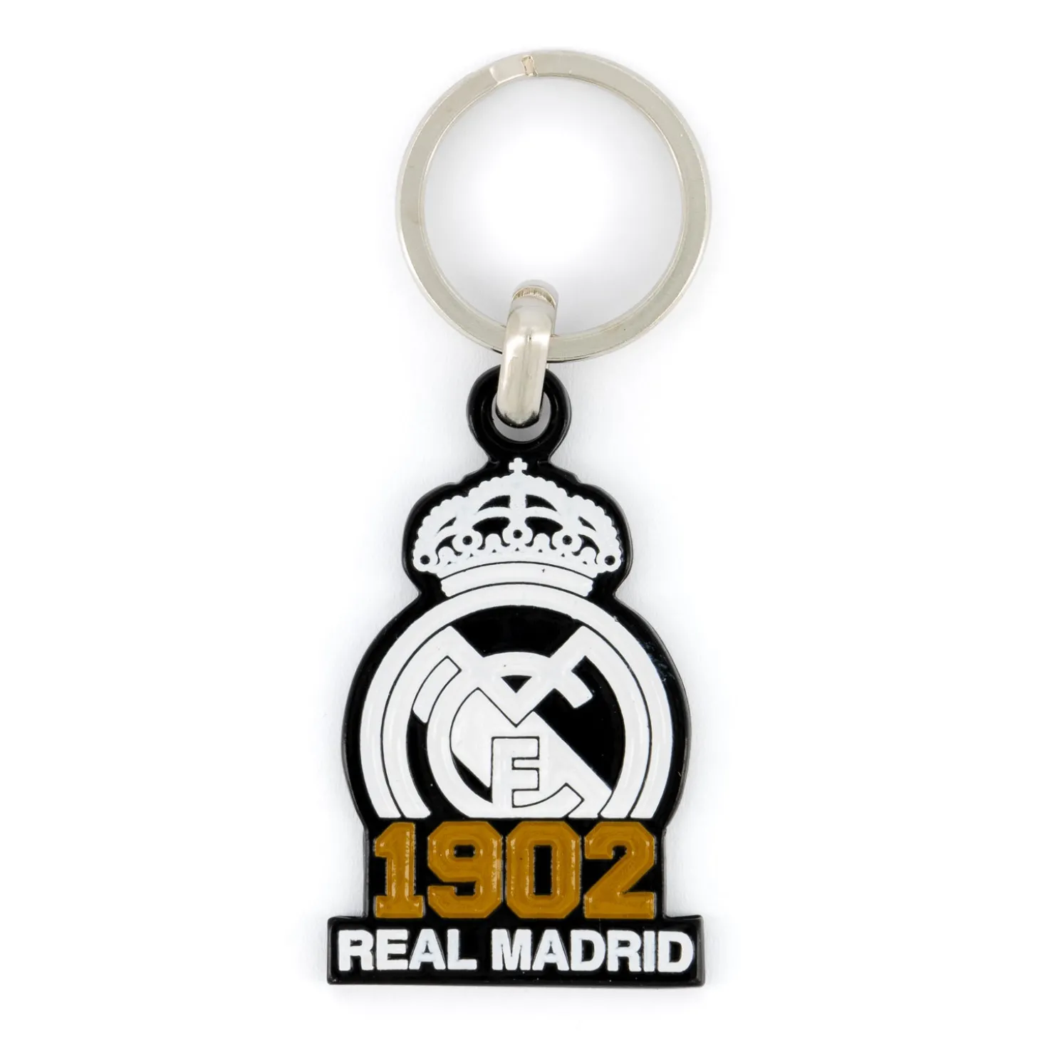 Schlüsselanhänger 1902 White/Black Shield Real Madrid | Promoestrategia, S.L. Shop