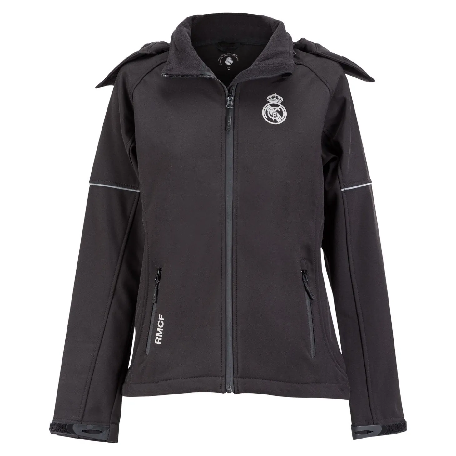 Softshell Frauen Schwarz Real Madrid | Links Hot