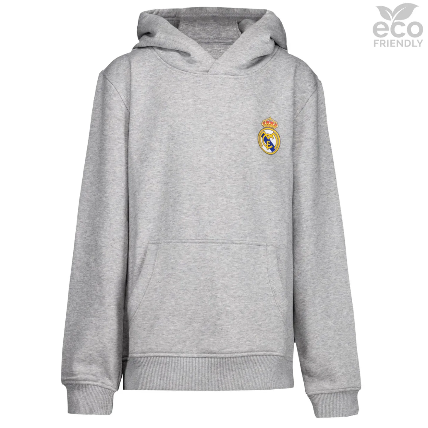 Sweatshirt Hoodie Kinder ECO Essentials Real Madrid Mantel Farbe Grau | OSDM Discount