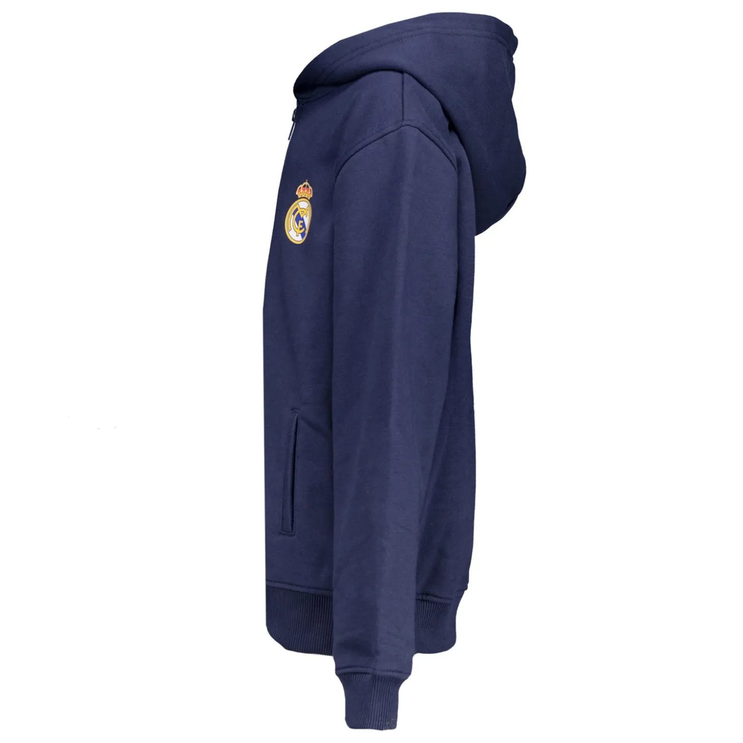Sweatshirt Hoodie Zipper Kids ECO Essentials Real Madrid Schild Blau | OSDM Best